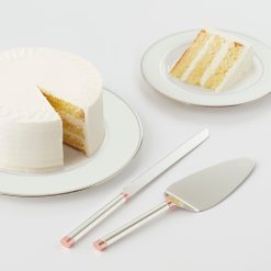 Alternative view of Lenox Premium Rosy Glow 2-Piece Dessert Set