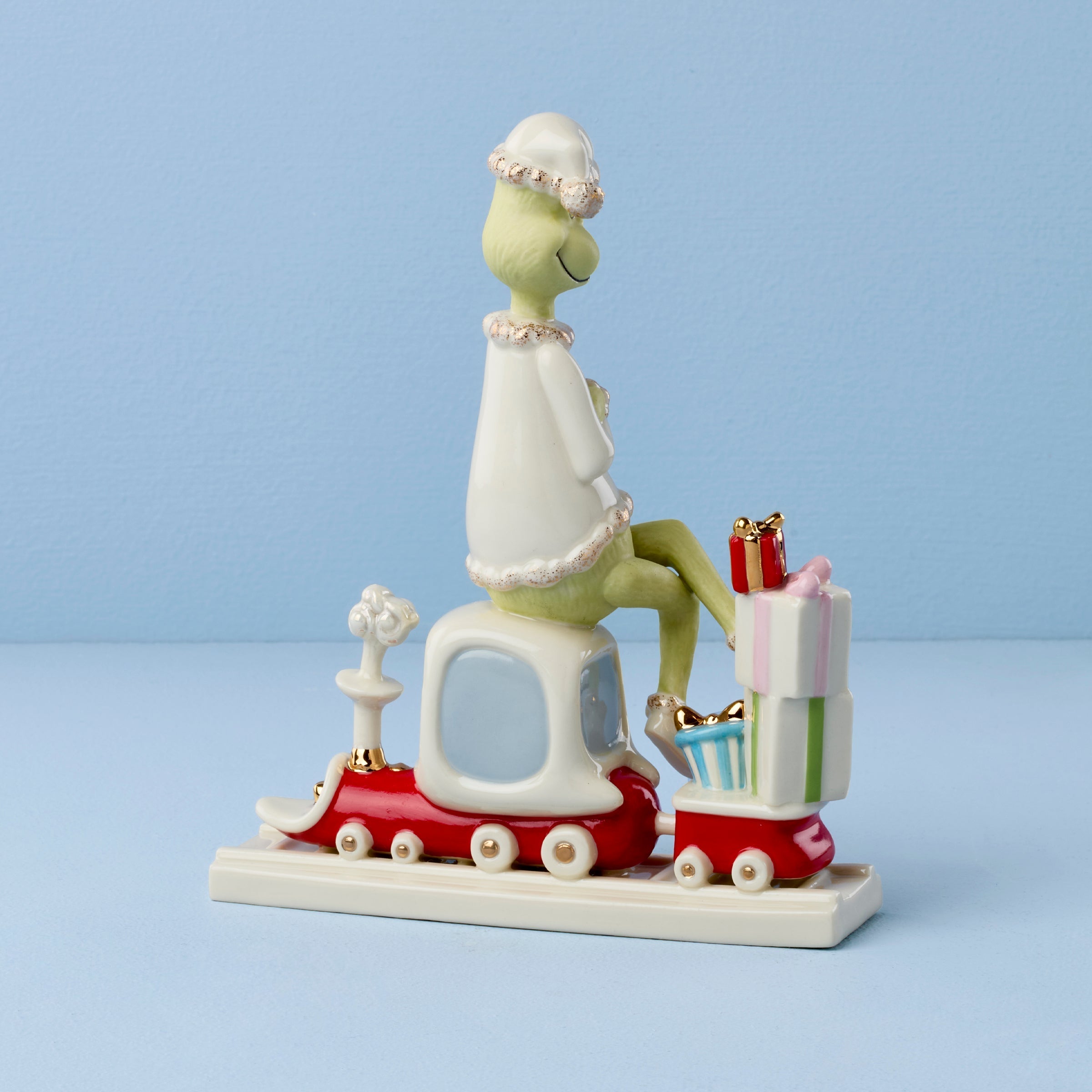 Lenox Premium All Aboard with Mr. Grinch Figurine - Image 2