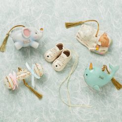 Alternative view of Lenox Premium Personalized Baby's First Steps Ornament