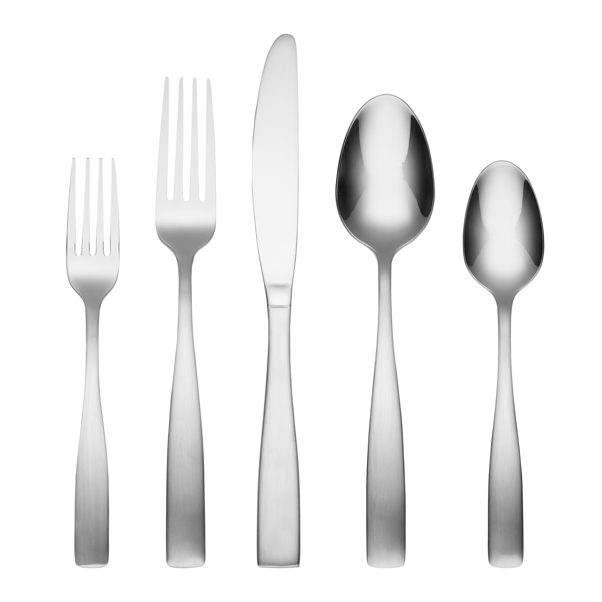 Lenox Premium Madison Satin 62-Piece Flatware Set with Wood Tray