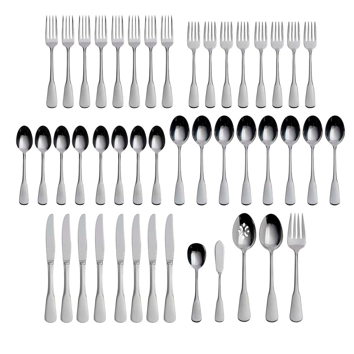 Lenox Premium Colonial Boston 45-Piece Flatware Set - Image 3