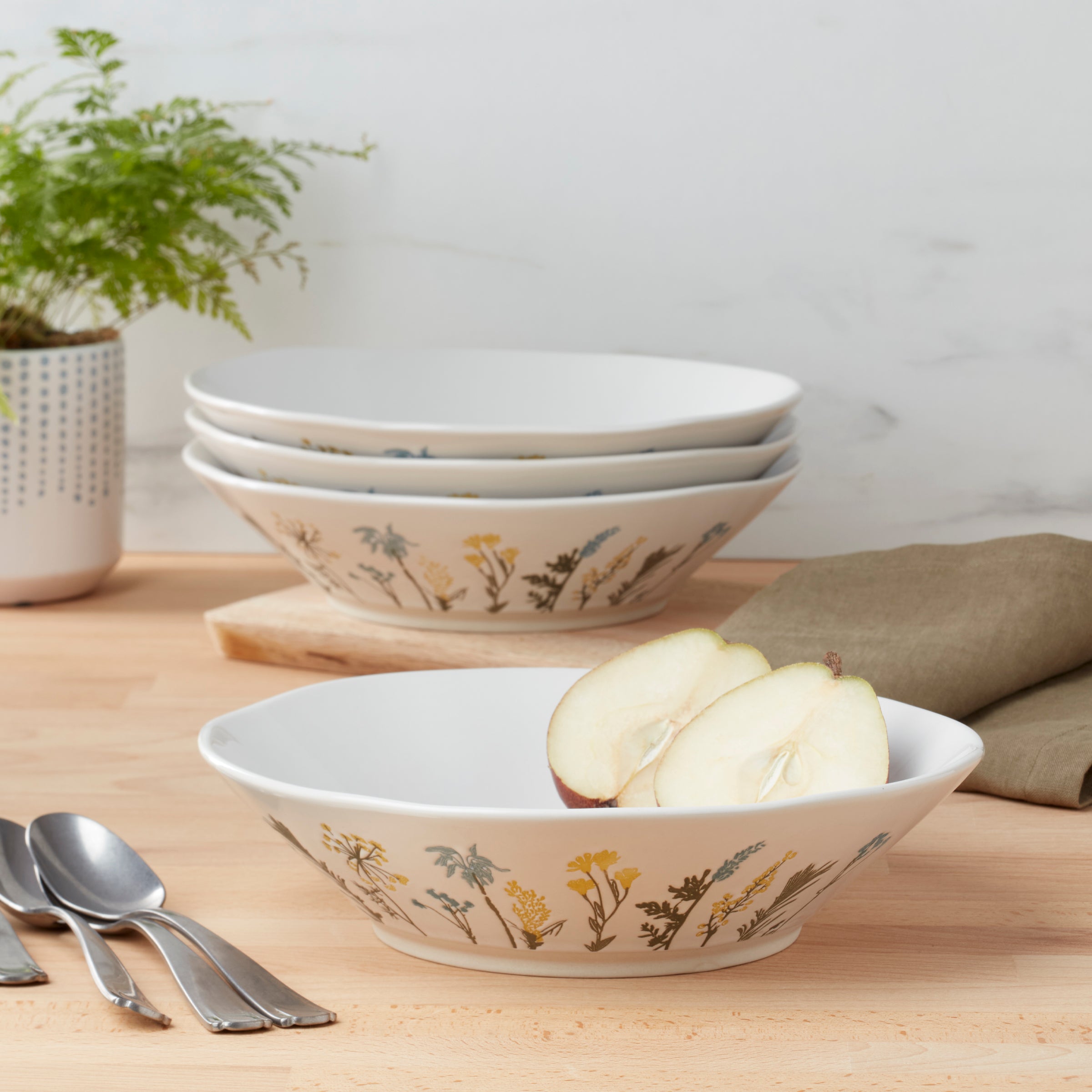 Lenox Premium Wildflowers Dinner Bowls, Set of 4 - Image 2