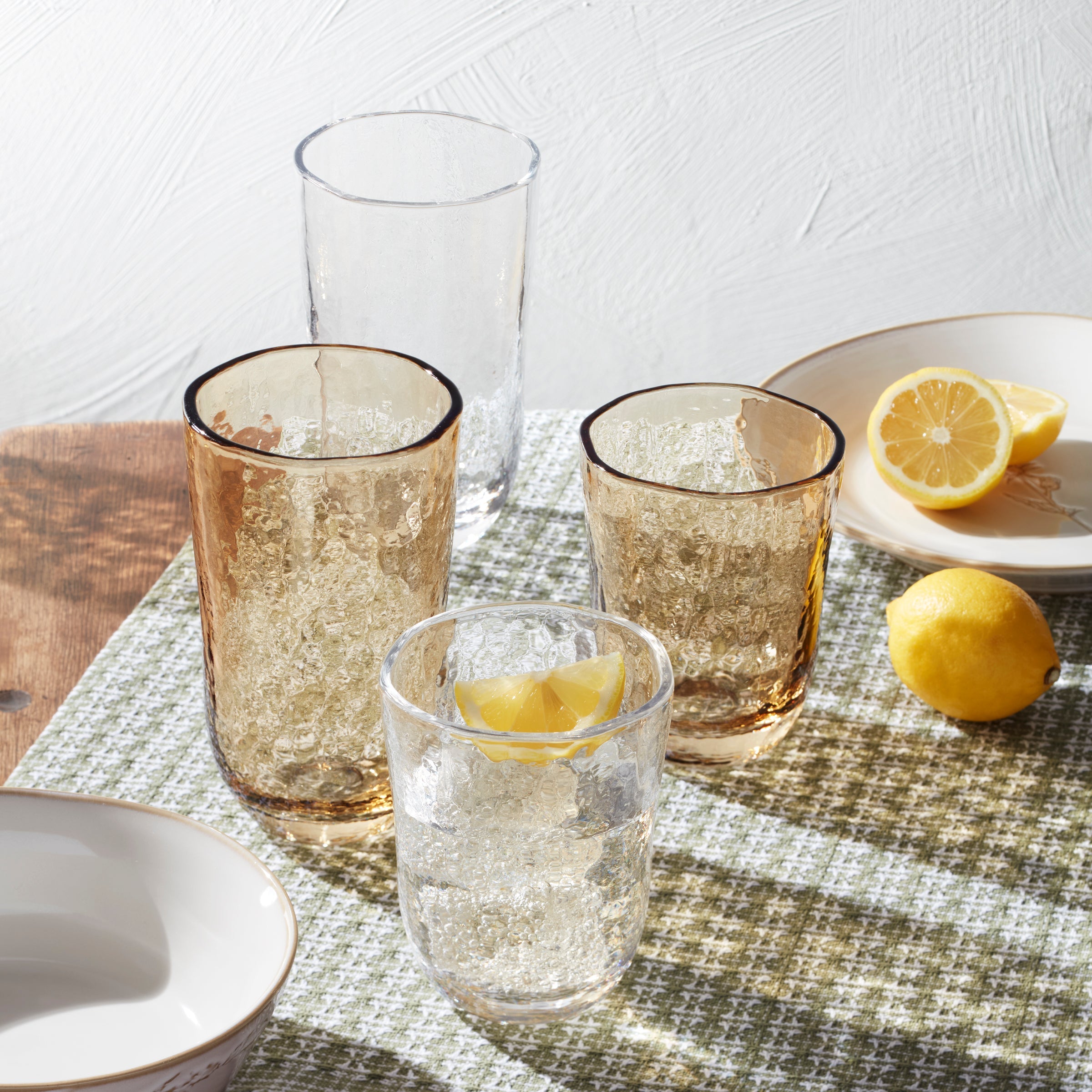 Lenox Premium Homespun Clear Tall Tumbler - Set Of 4 - Image 3