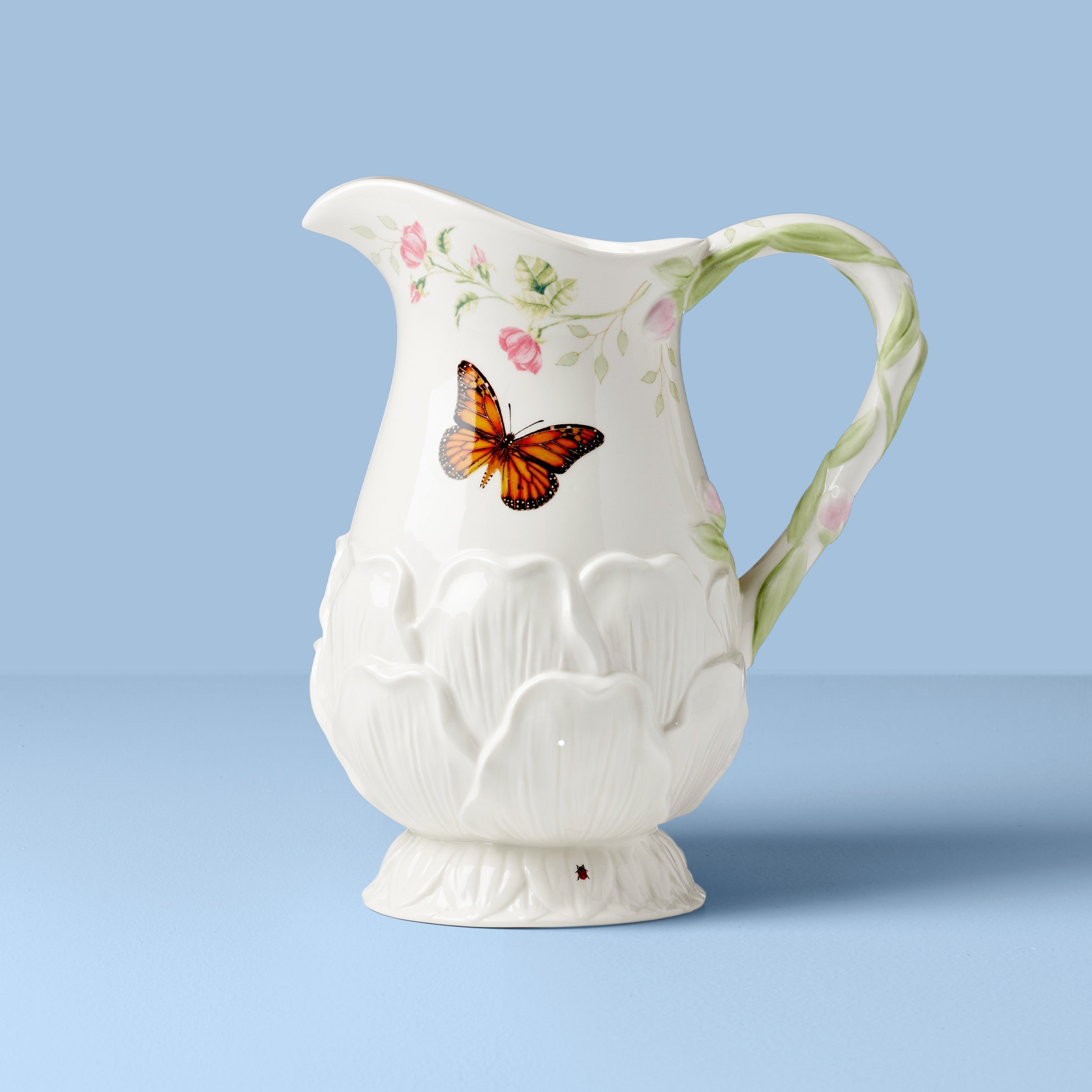 Lenox Premium Butterfly Meadow Floral Pitcher