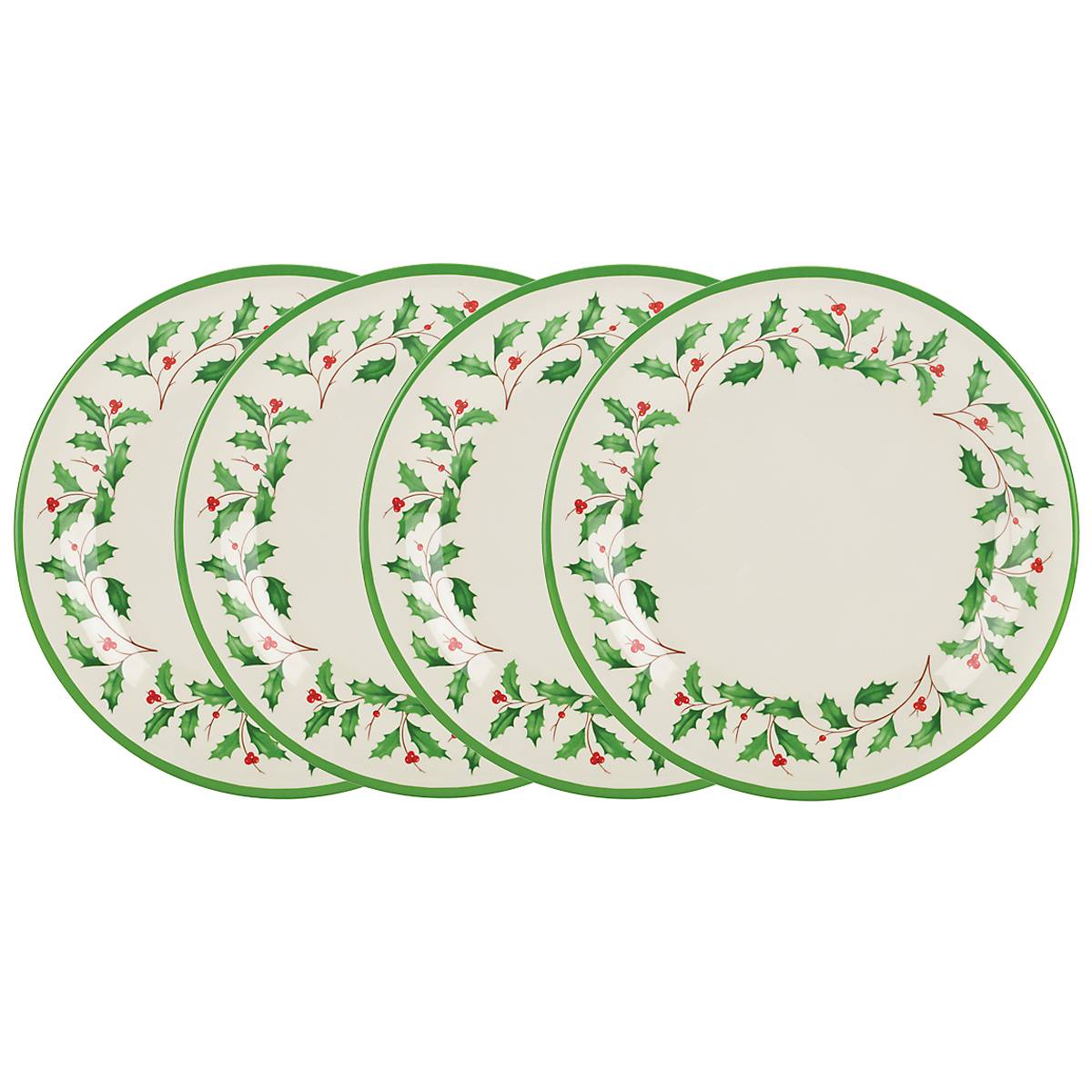 Lenox Premium Holiday Melamine Dinner Plates, Set of 4 - Image 2