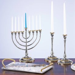 Alternative view of Lenox Premium Roseland Menorah