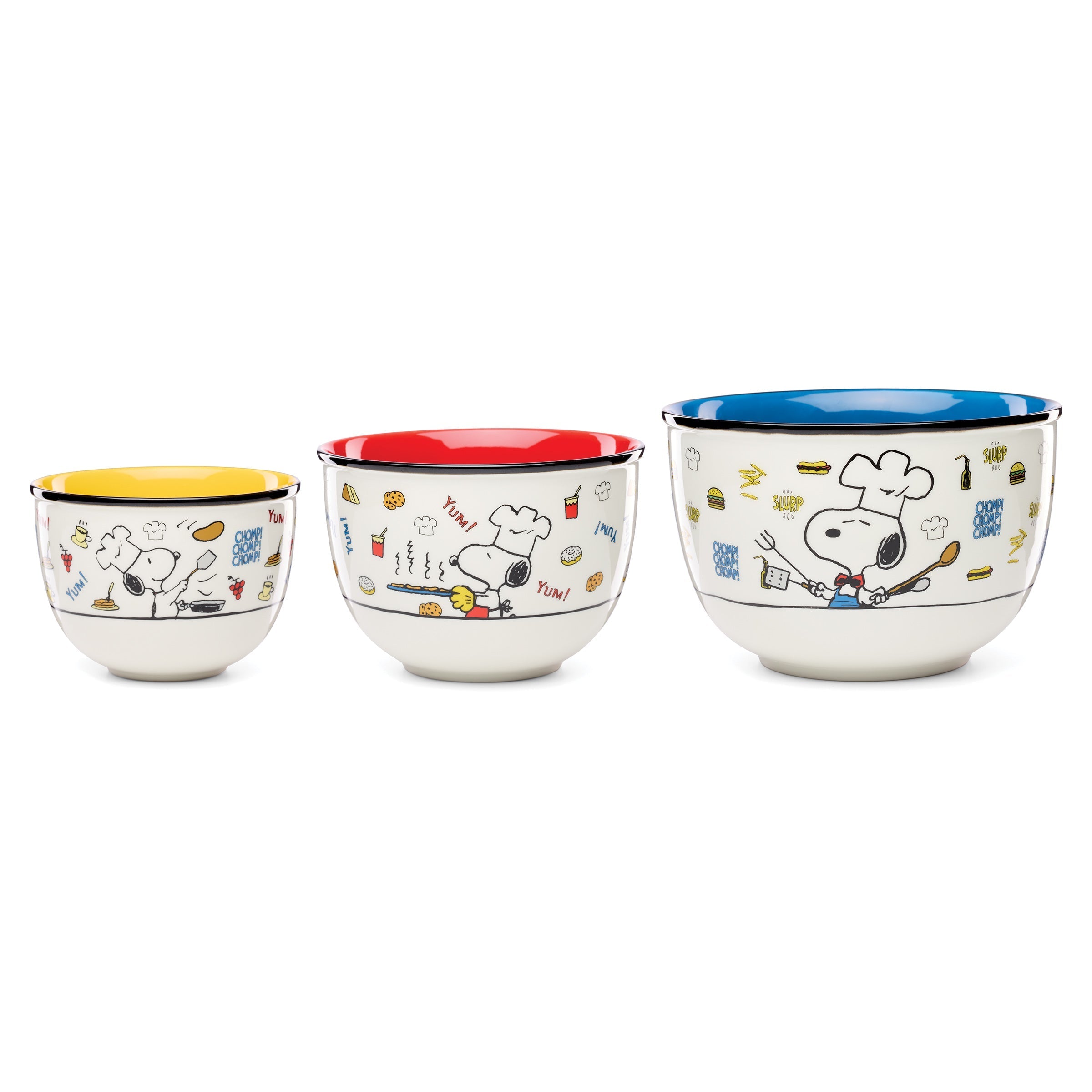 Lenox Premium Chef Snoopy 3-Piece Bowl Set - Image 4