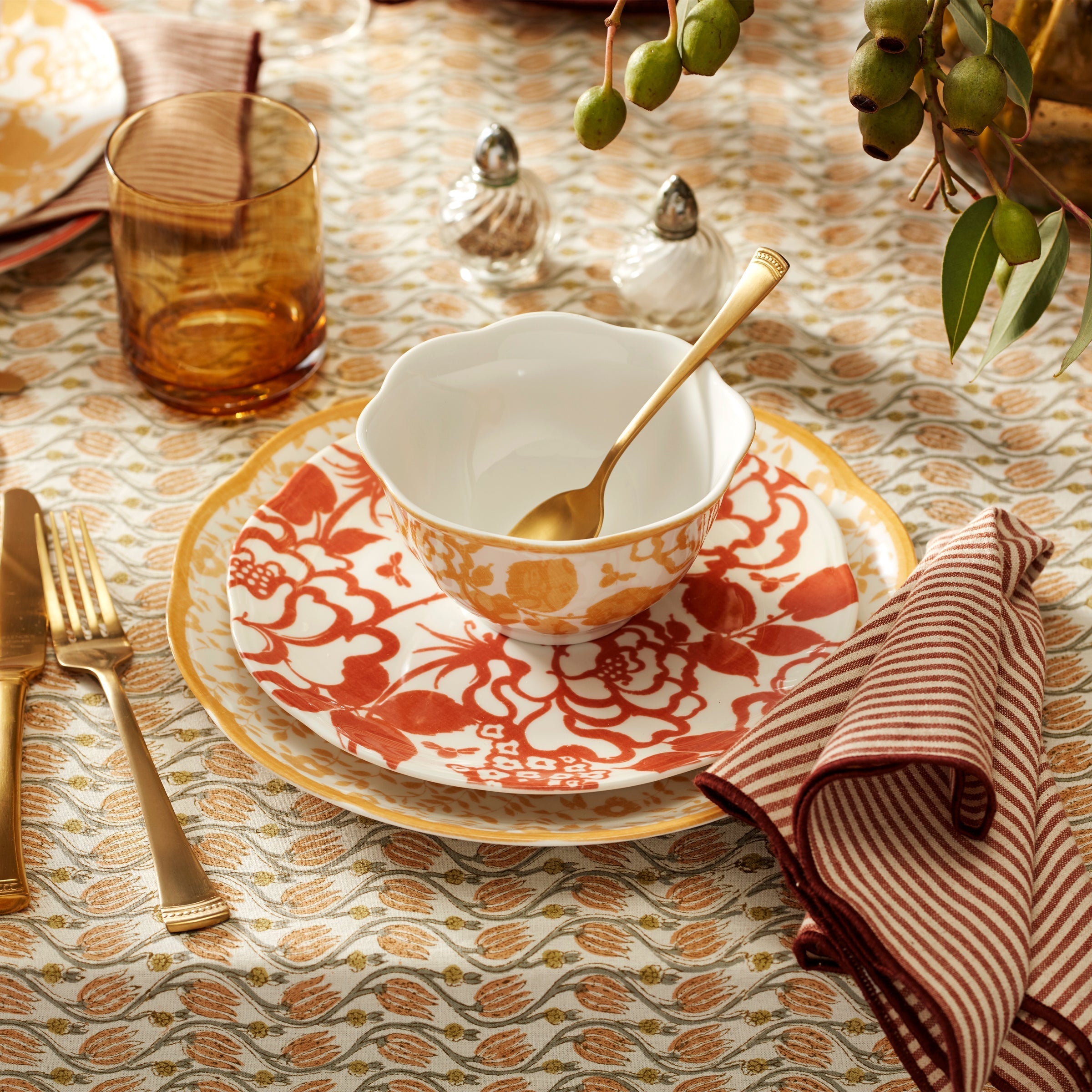 Lenox Premium Butterfly Meadow Cottage Saffron Rice Bowls, Set of 4 - Image 2
