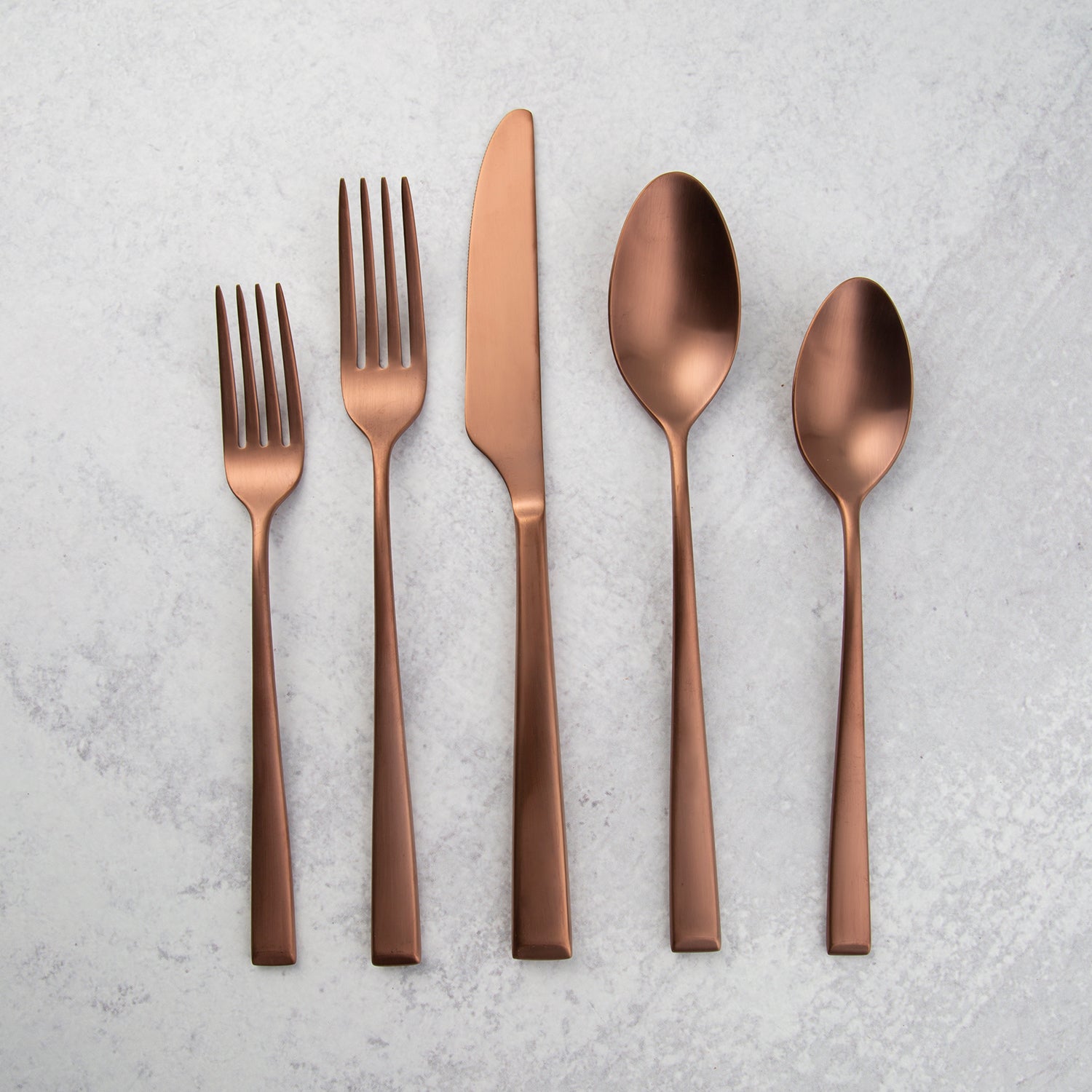 Lenox Premium Marlise Copper Satin 20-Piece Flatware Set
