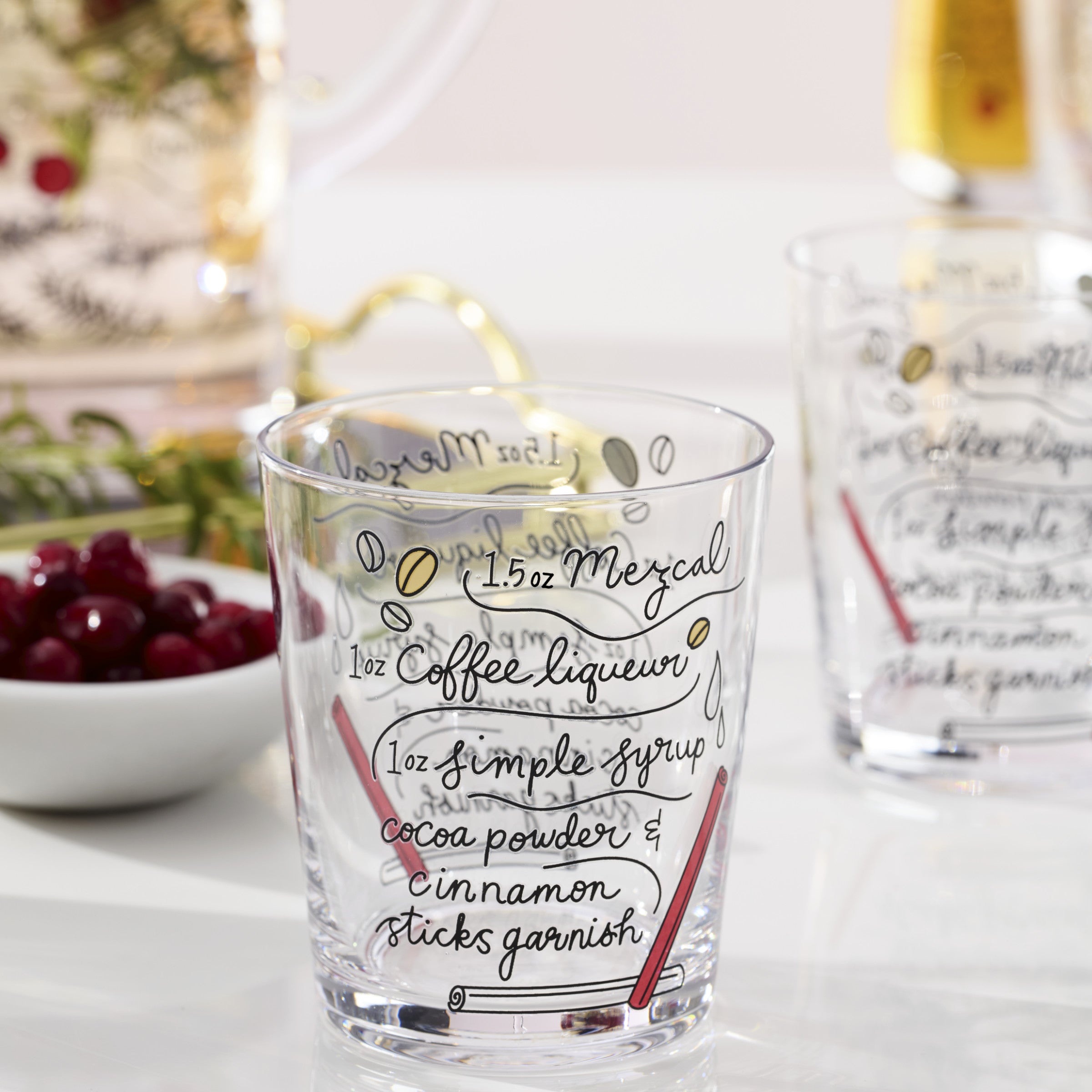 Lenox Premium Make Merry Double Old Fashion Glasses, Set of 4 - Image 2