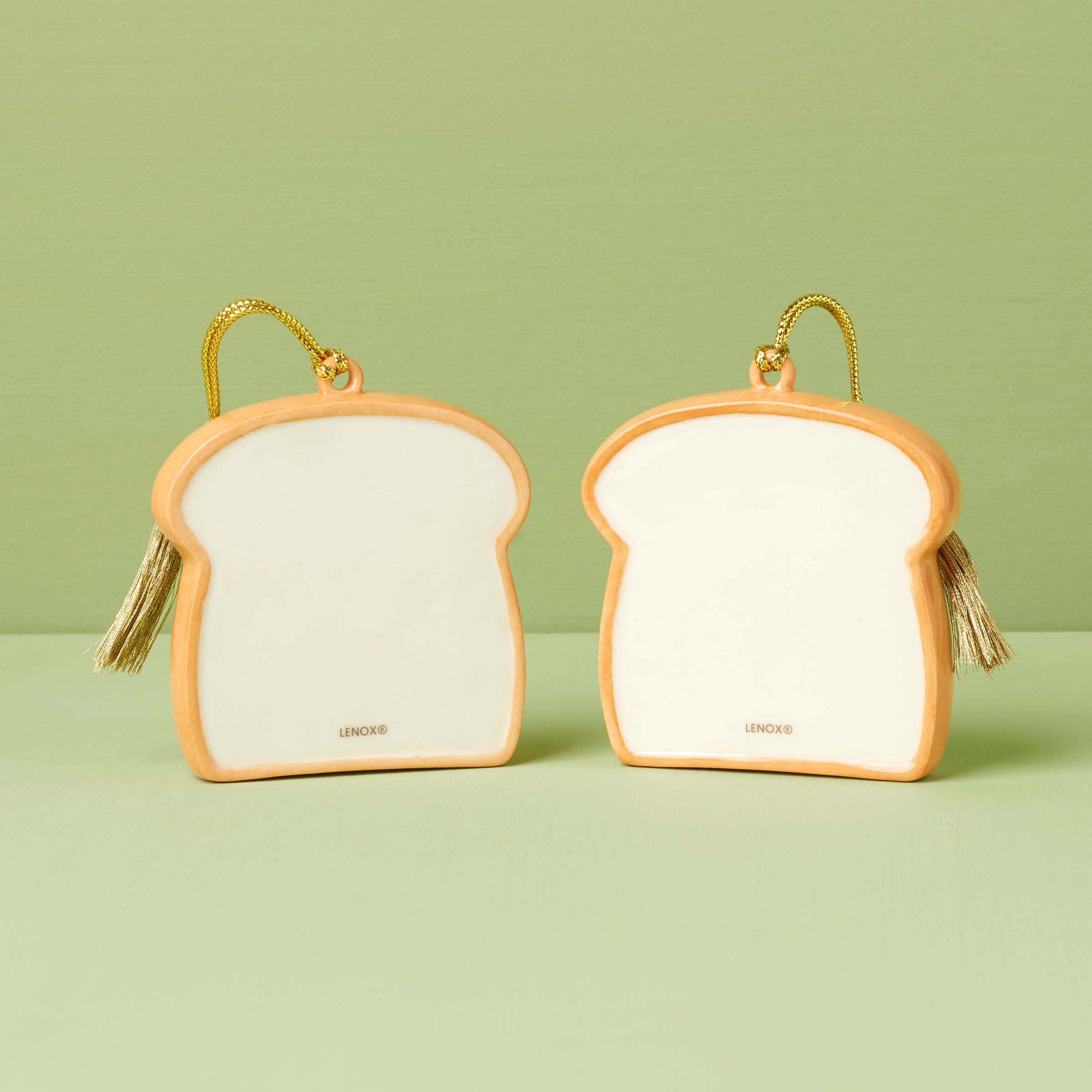 Lenox Premium Personalized 2-Piece Peanut Butter & Jam Ornament Set - Image 2