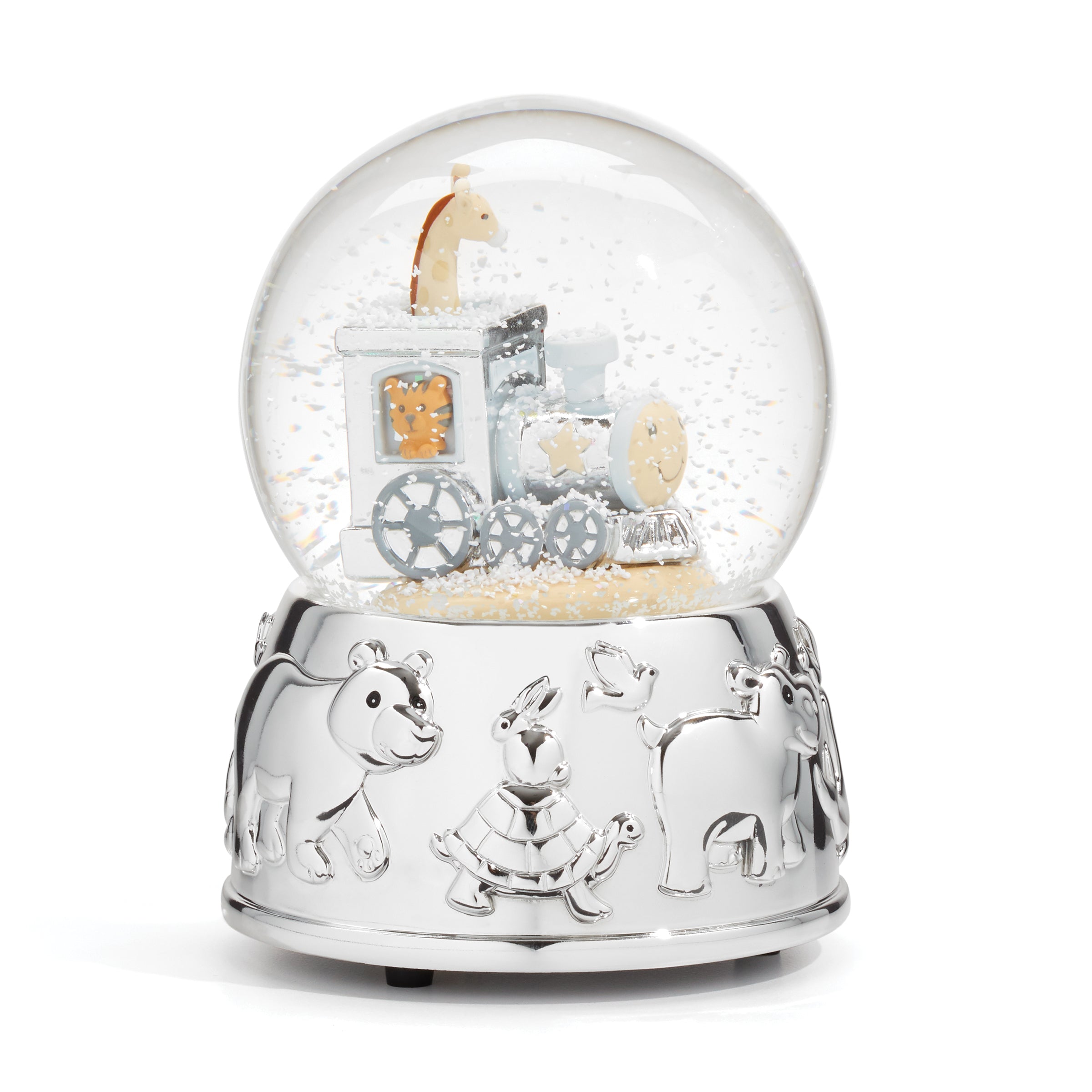 Lenox Premium Animal Train Silverplate Snowglobe - Image 2