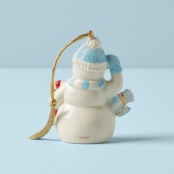 Alternative view of Lenox Premium Personalized Winter Snowman Ornament