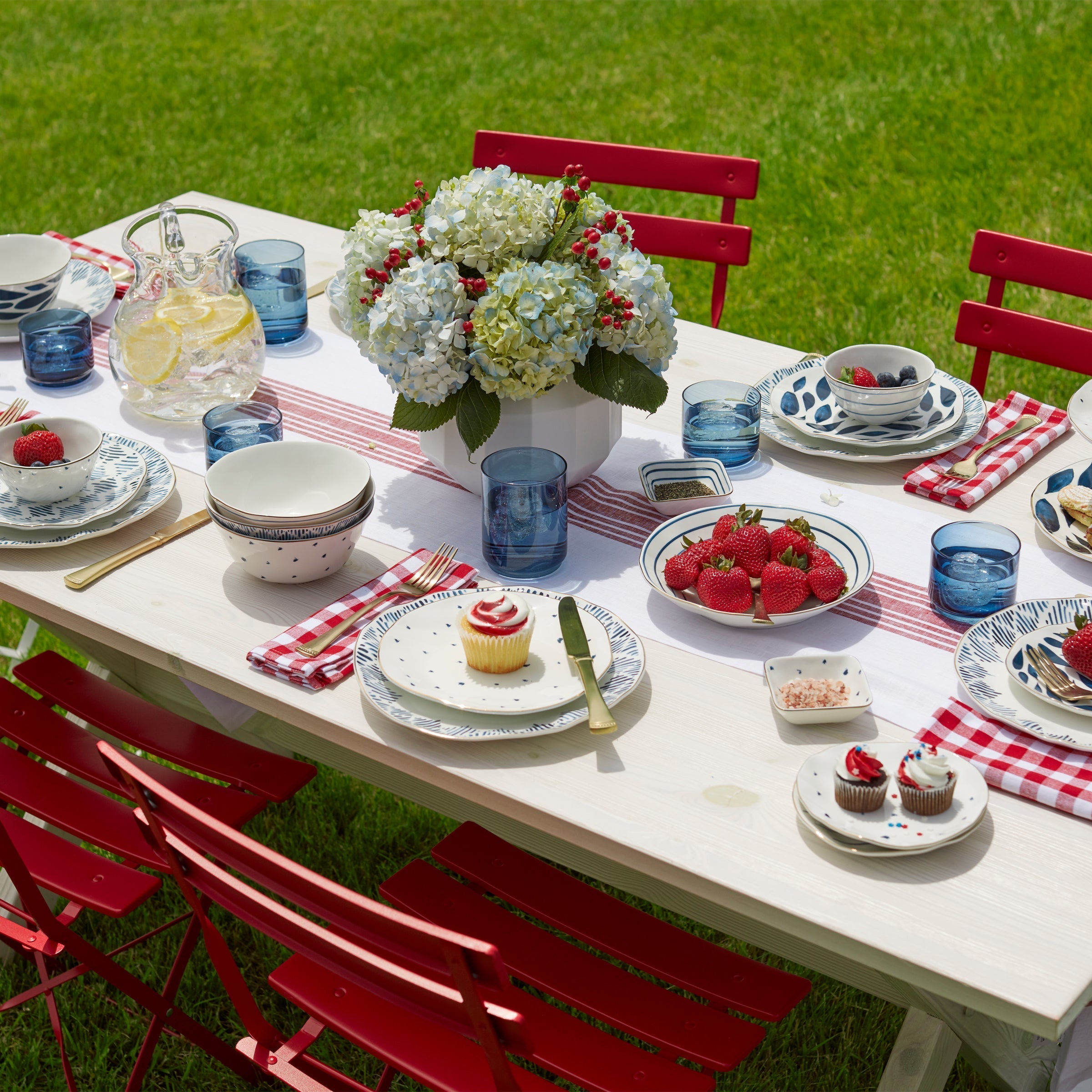 Lenox Premium Blue Bay 12-Piece Dessert Set - Image 2