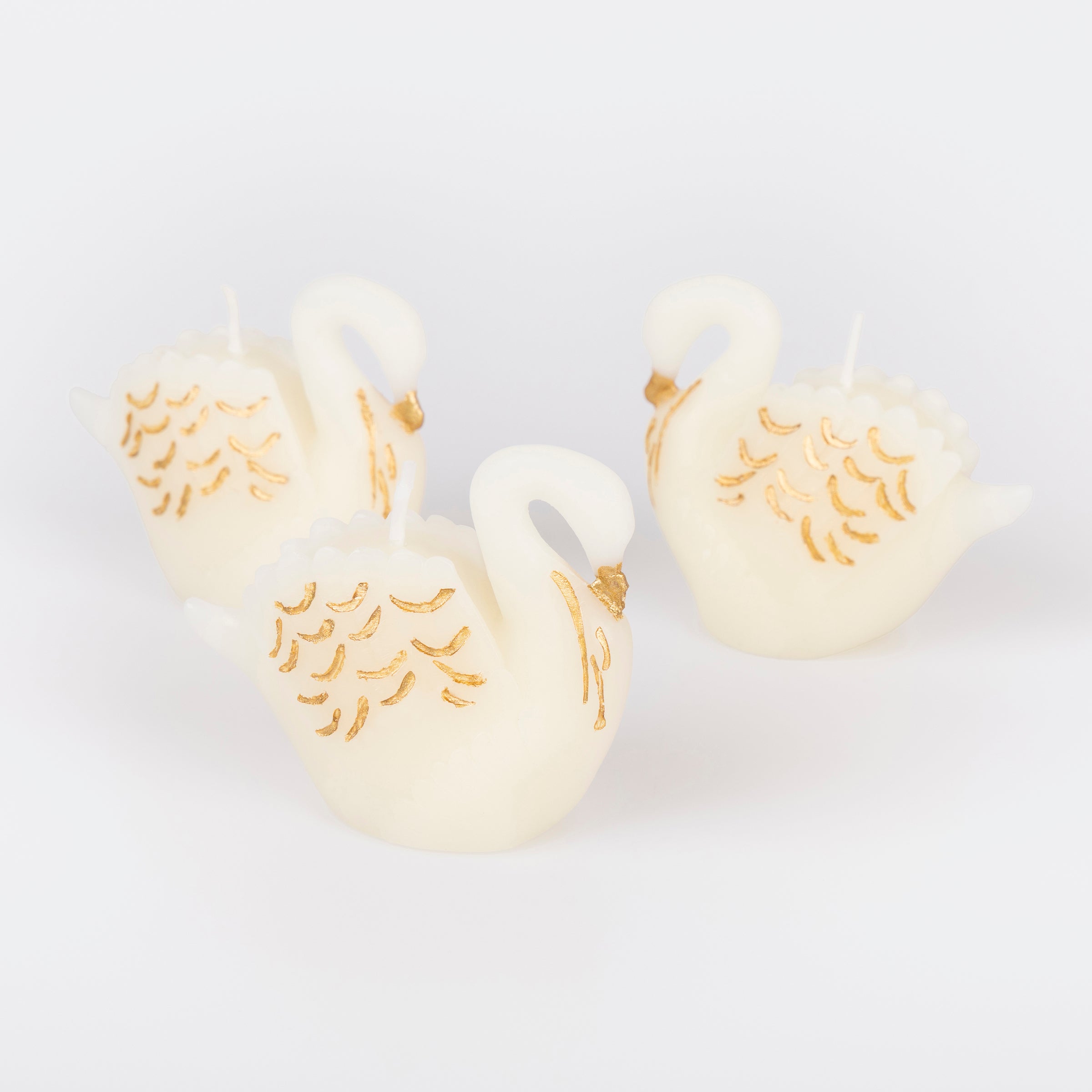 Lenox Premium Swan Candles, Set of 3