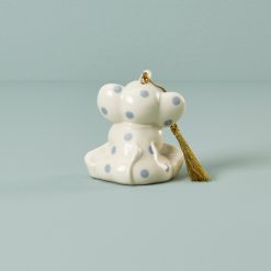 Alternative view of Lenox Premium Personalized Blue Elephant Ornament