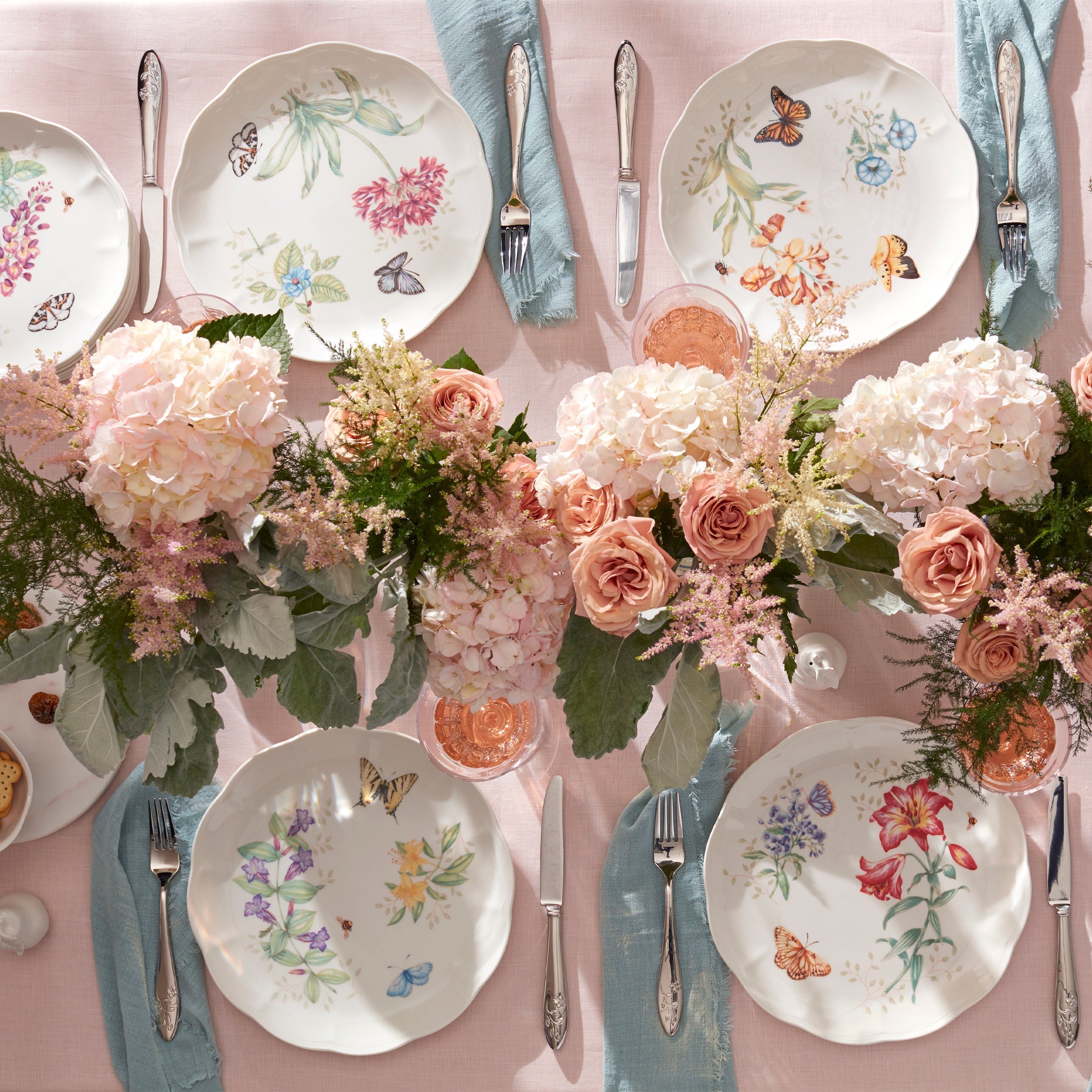 Lenox Premium Butterfly Meadow 18-Piece Dinnerware Set - Image 2