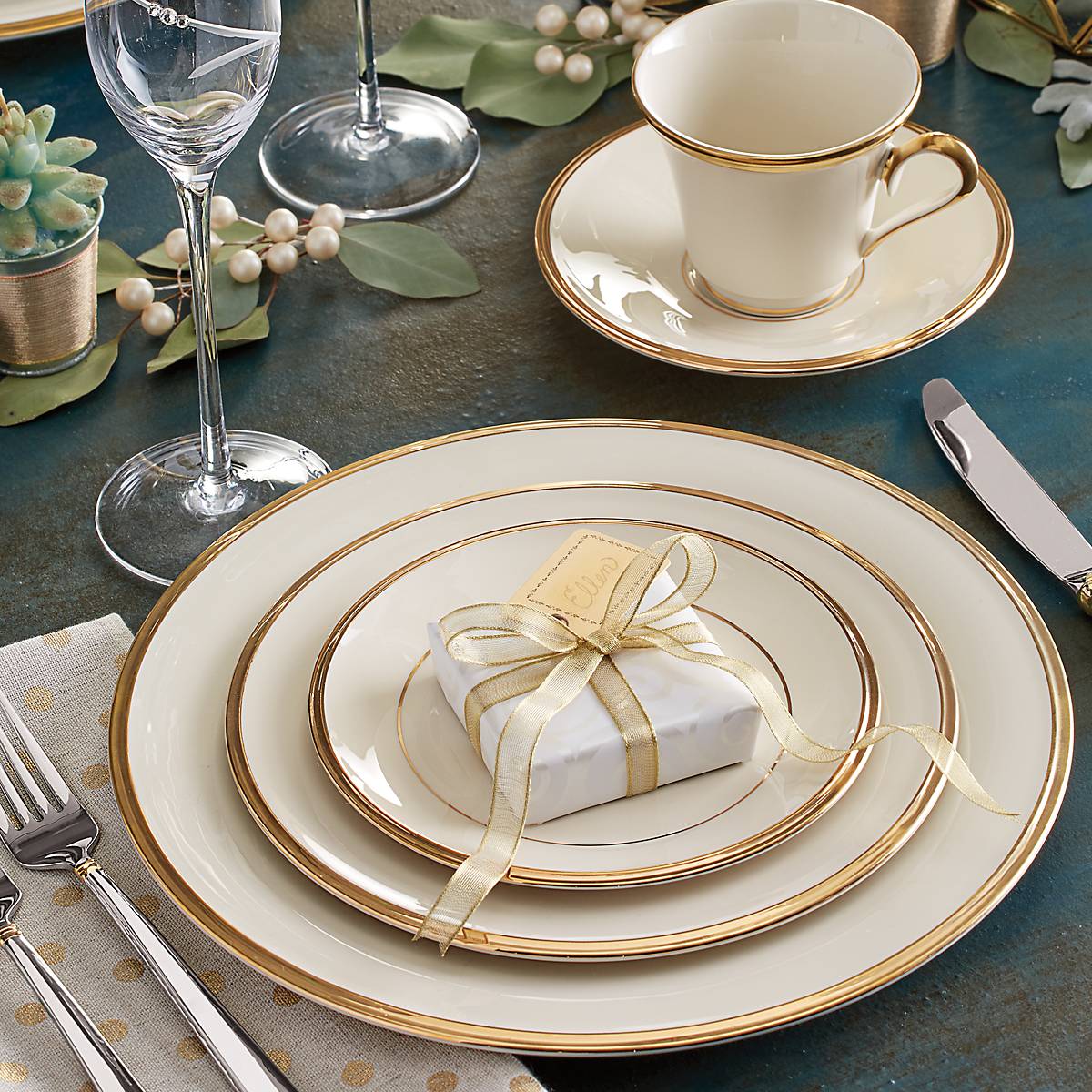 Lenox Premium Eternal 5-Piece Place Setting - Image 4