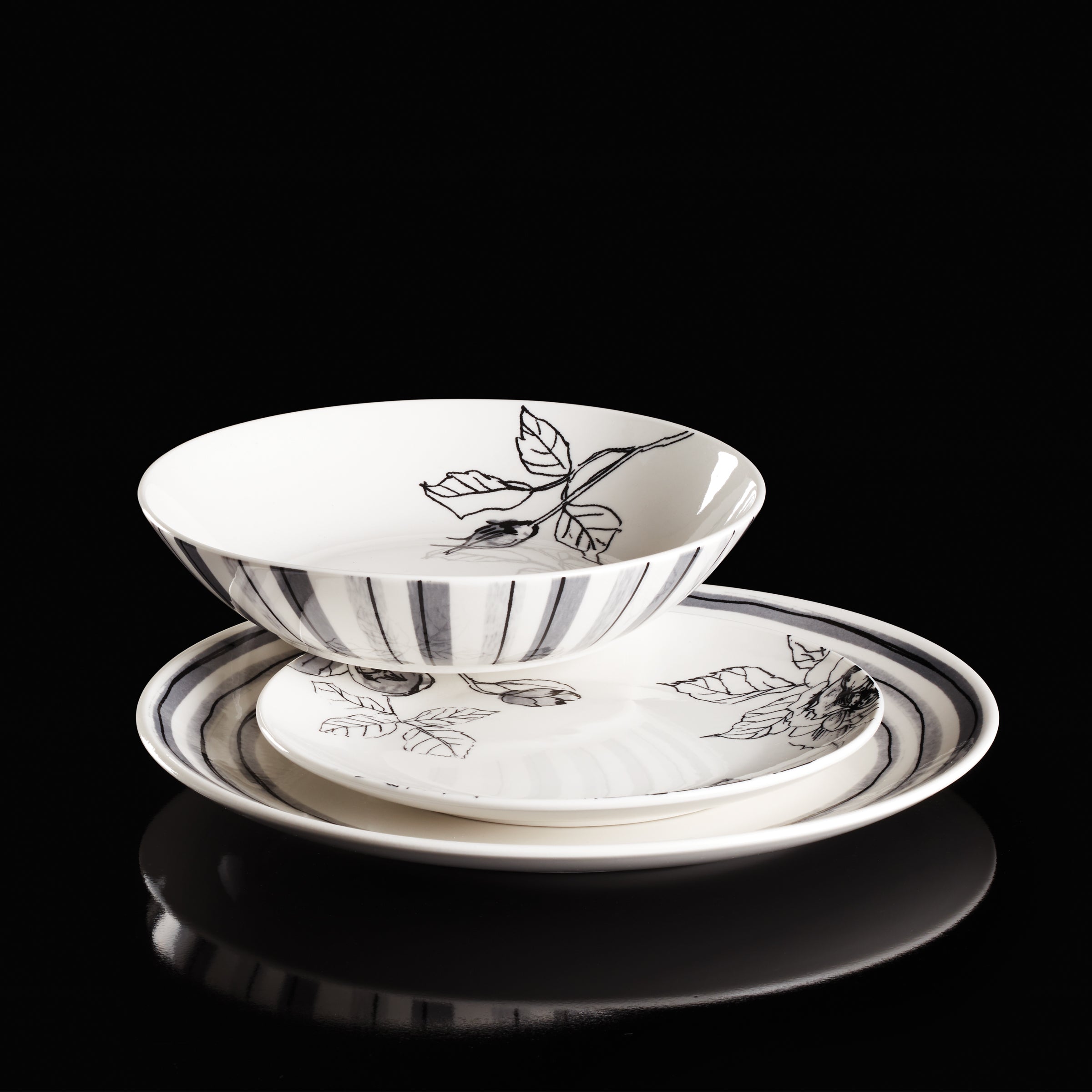 Lenox Premium Sketchbook 12-Piece Dinnerware Set - Image 9