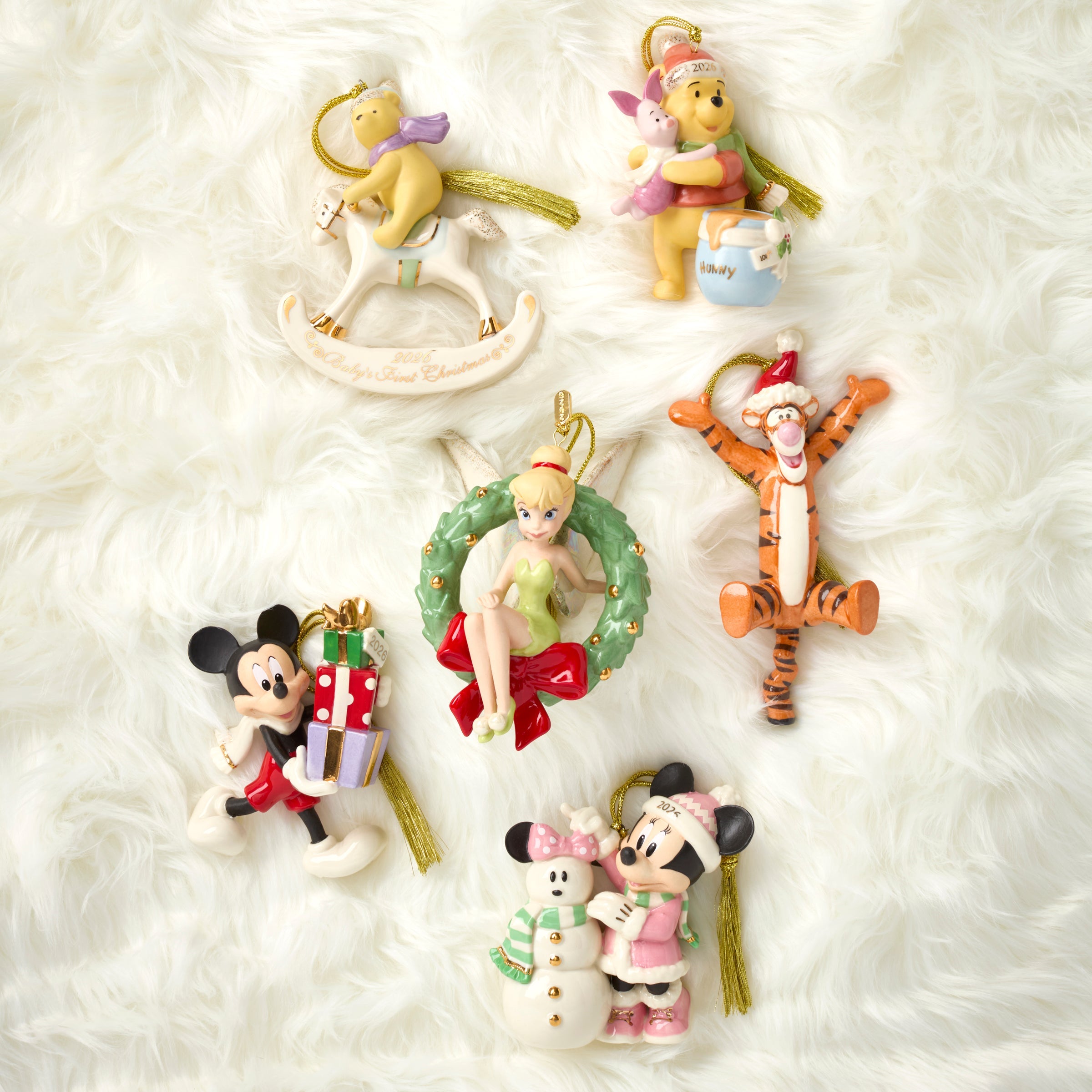 Lenox Premium 2026 Tinker Bell with Wreath Ornament - Image 3