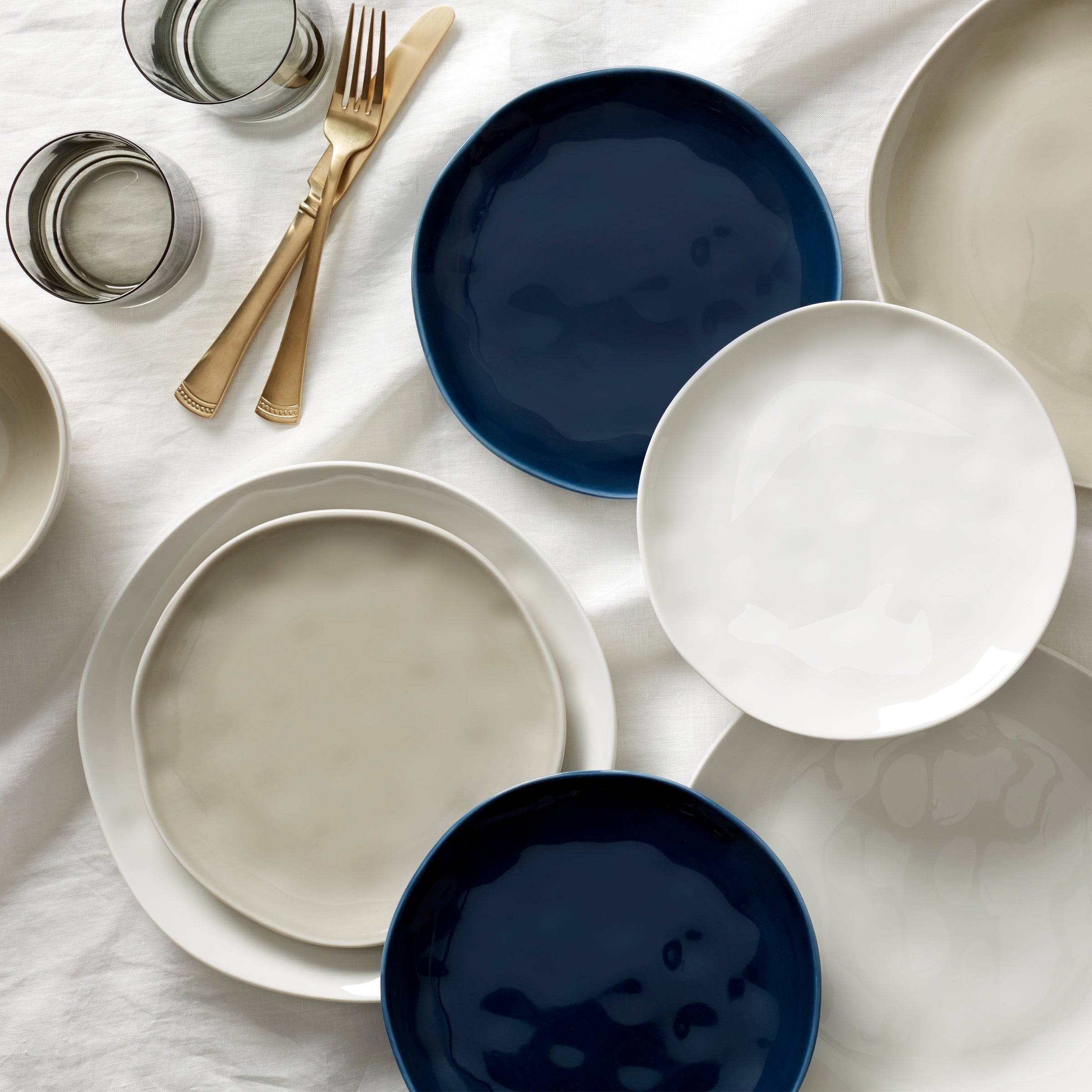Lenox Premium Bay Colors White Accent Plates, Set of 4 - Image 7
