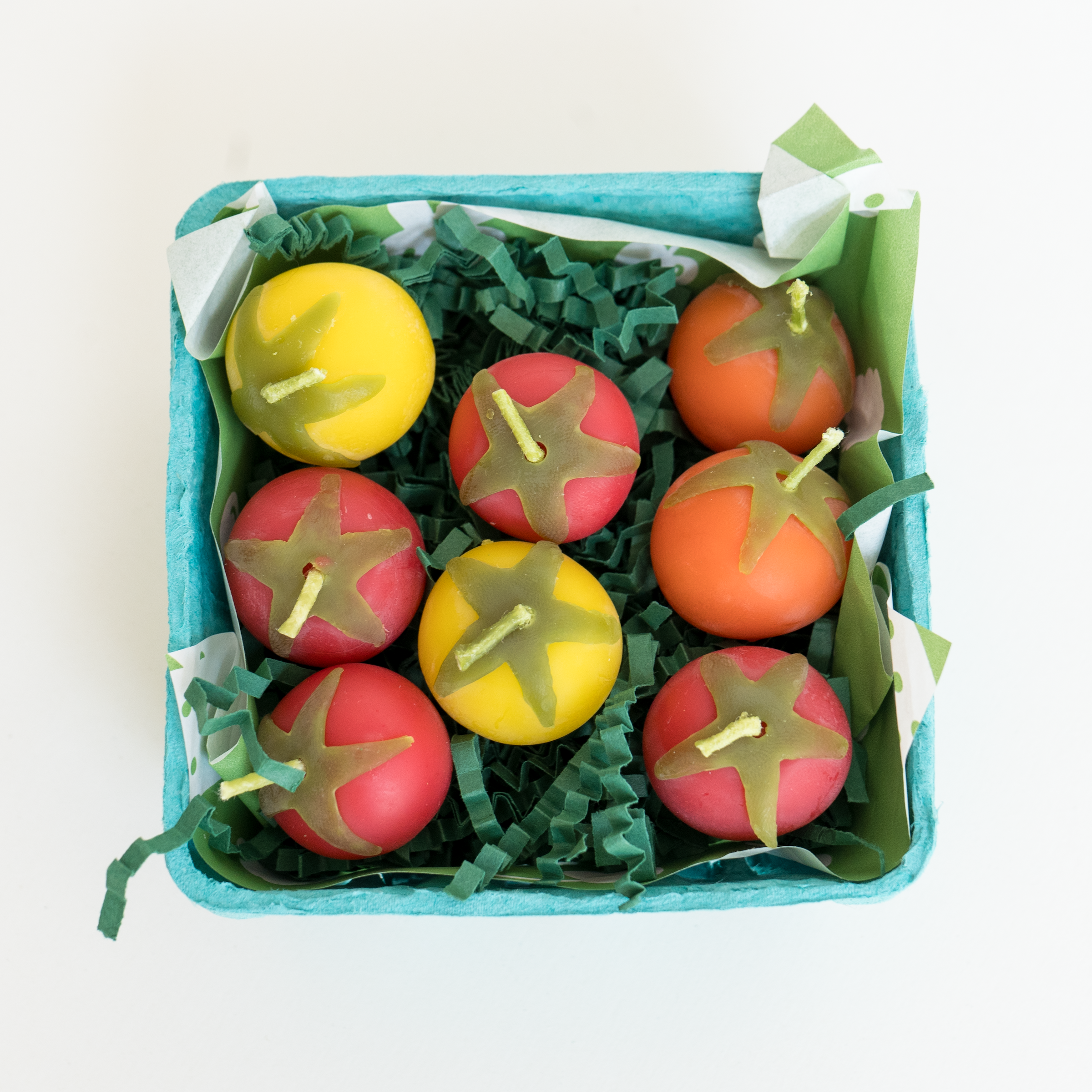 Lenox Premium Cherry Tomato Beeswax Birthday Candles