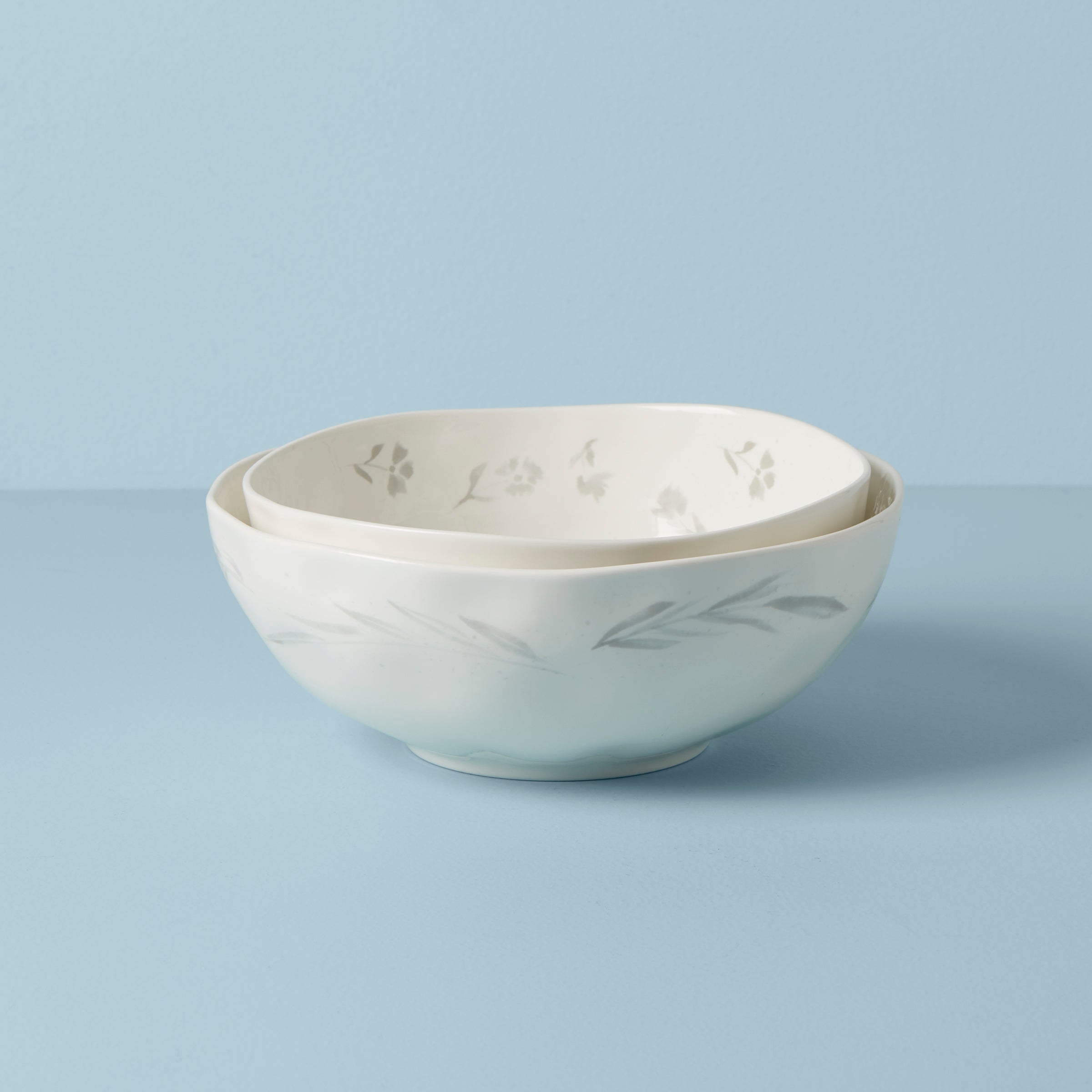 Lenox Premium Oyster Bay 2-Piece Nesting Serving Bowls