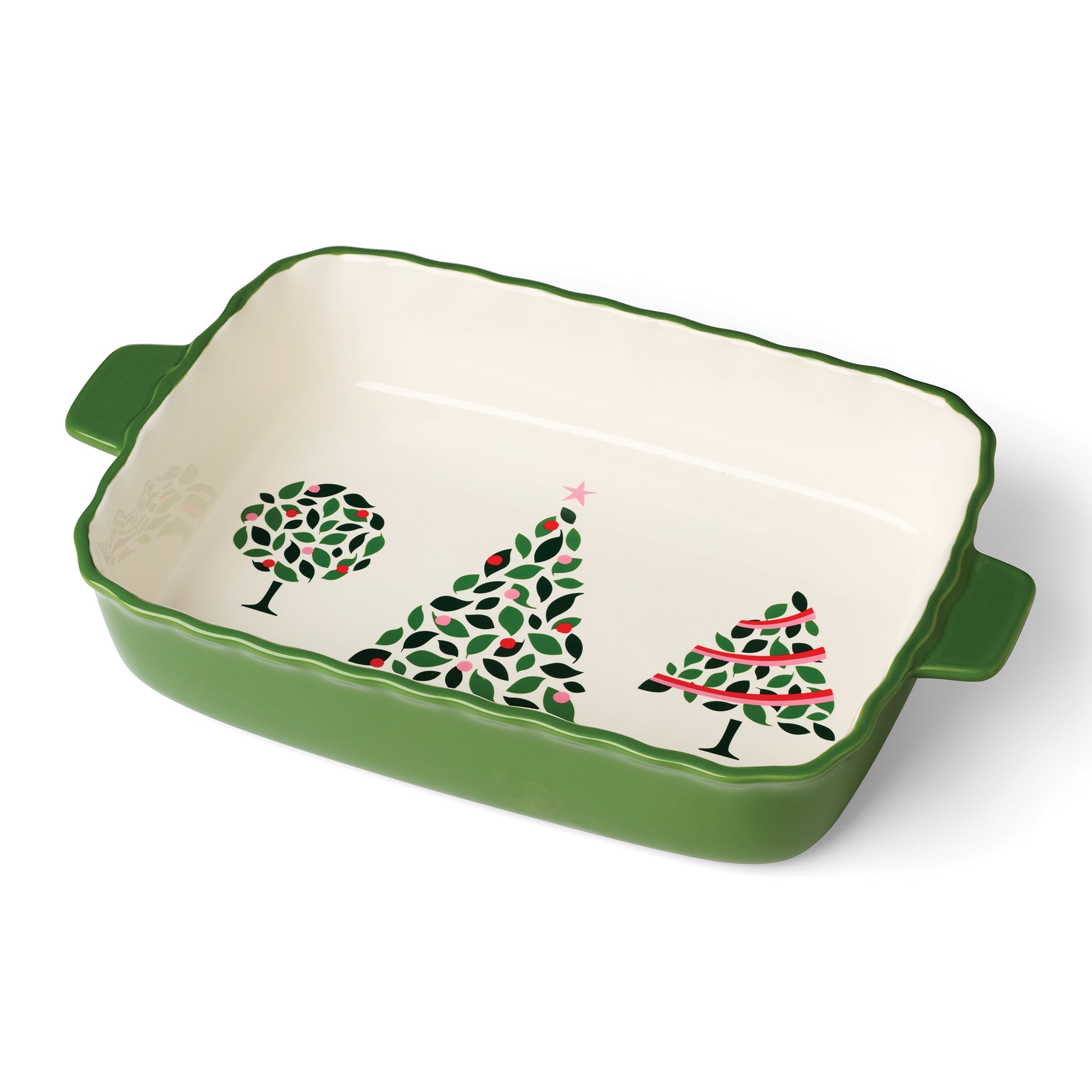 Lenox Premium Evergreen Rectangular Scallop Baking Dish - Image 3