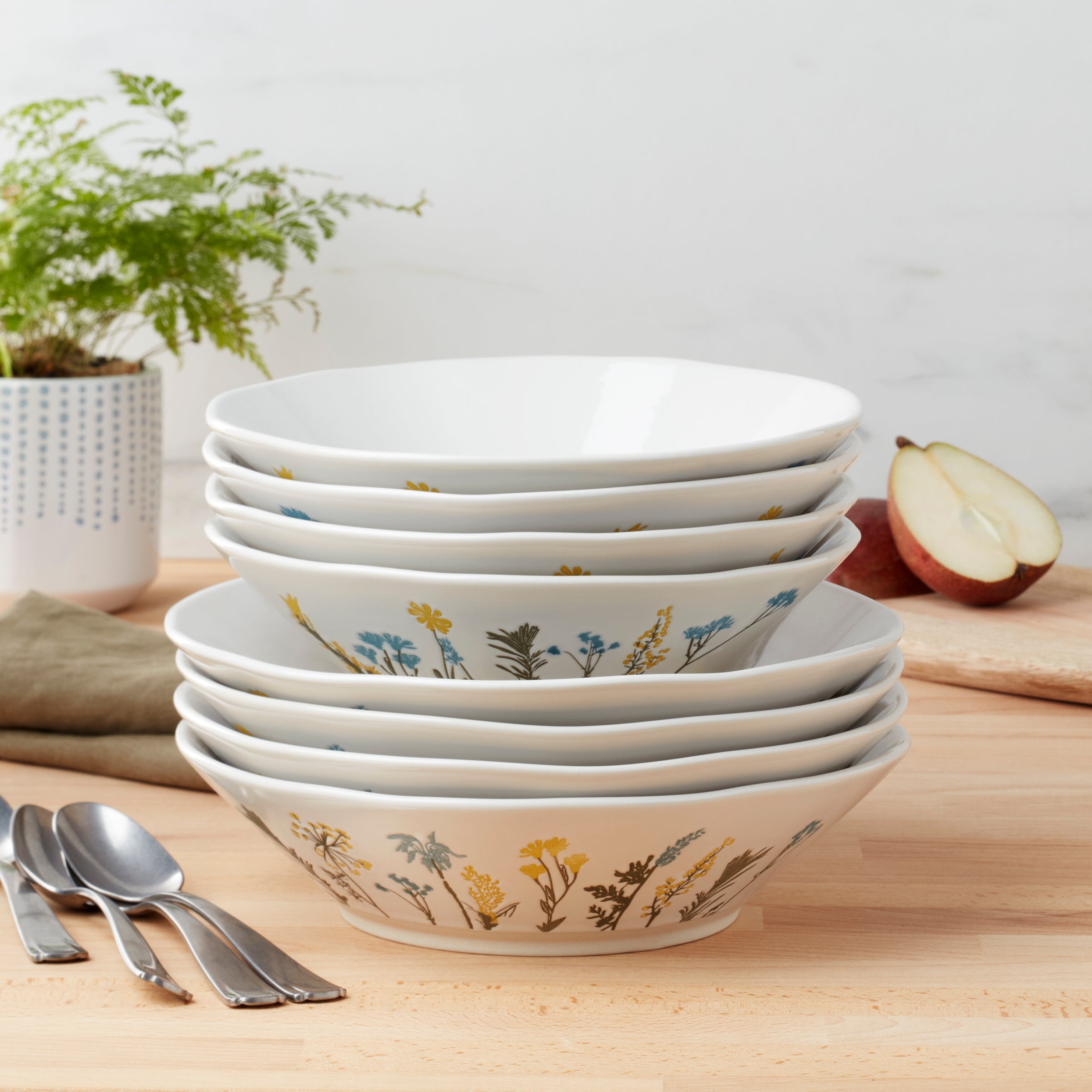 Lenox Premium Wildflowers Dinner Bowls, Set of 4 - Image 3