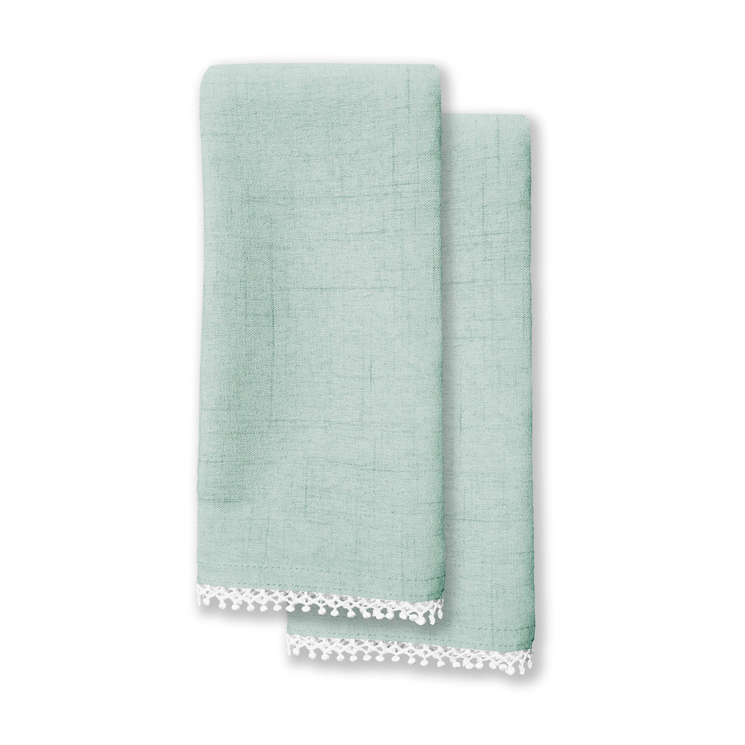 Lenox Premium French Perle Ice Blue Napkin, Set of 2 - Image 2