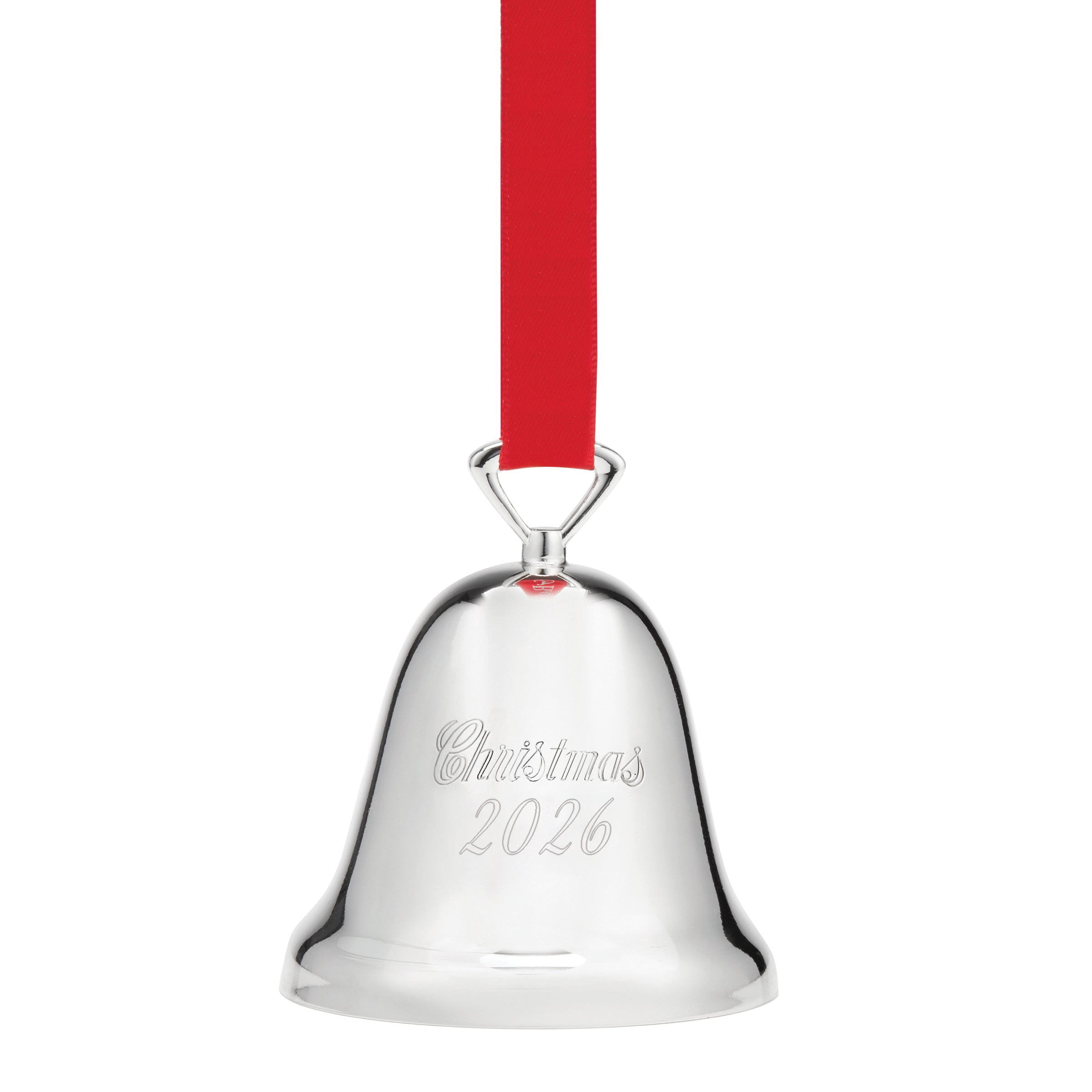 Lenox Premium 2026 Silverplate Christmas Bell Ornament