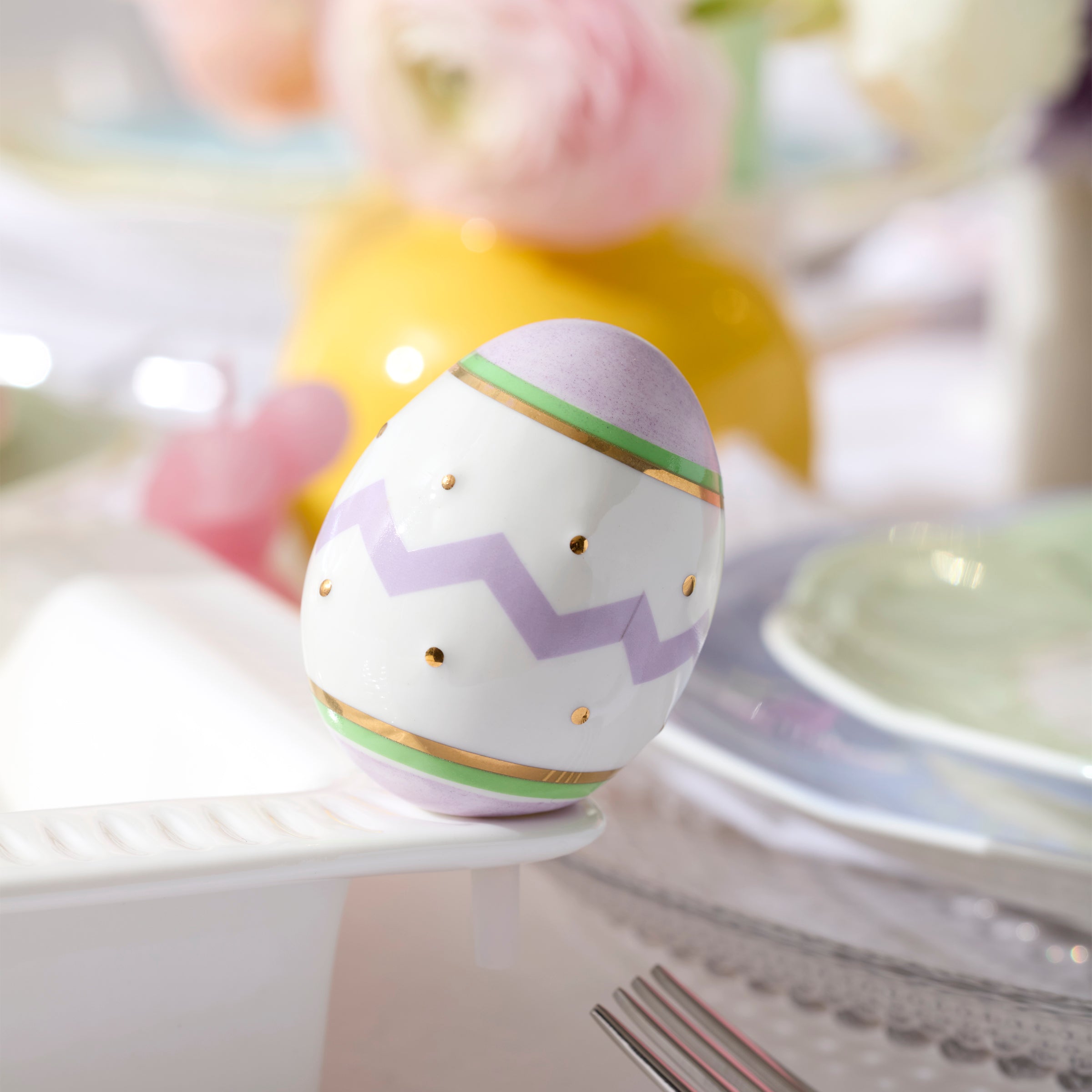 Lenox Premium Profile Poppers Square Bowl & Easter Egg Set - Image 3