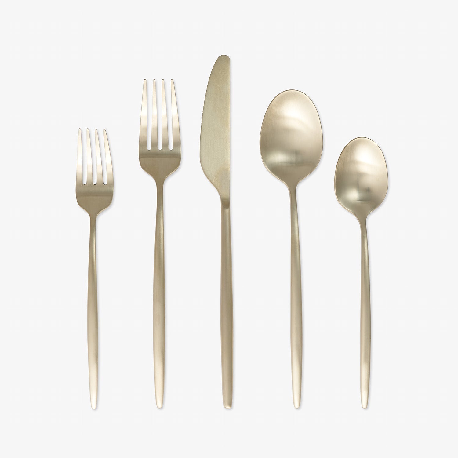 Lenox Premium Gaze Champagne Satin 20-Piece Flatware Set - Image 2