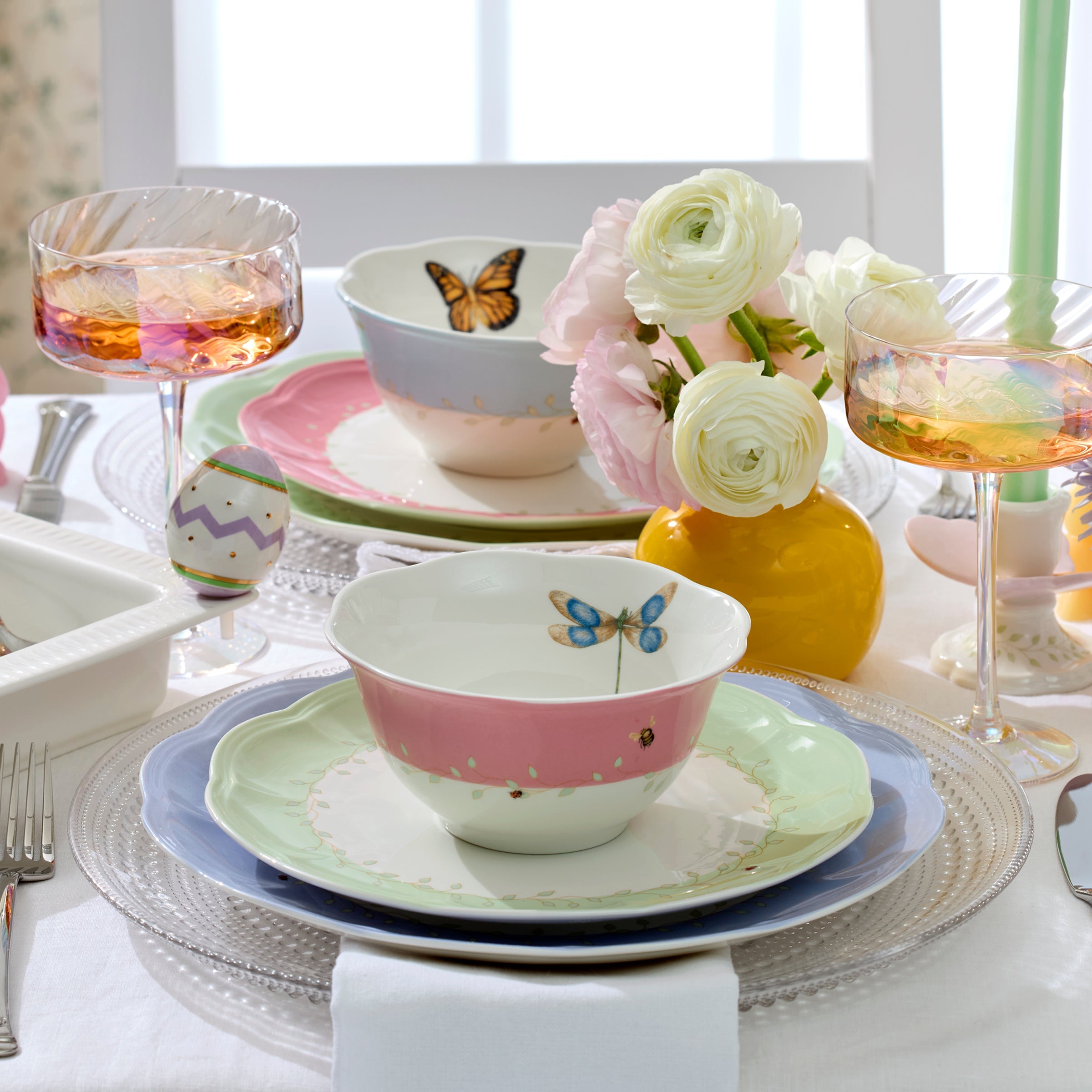 Lenox Premium Butterfly Meadow Colors 18-Piece Dinnerware Set - Image 12