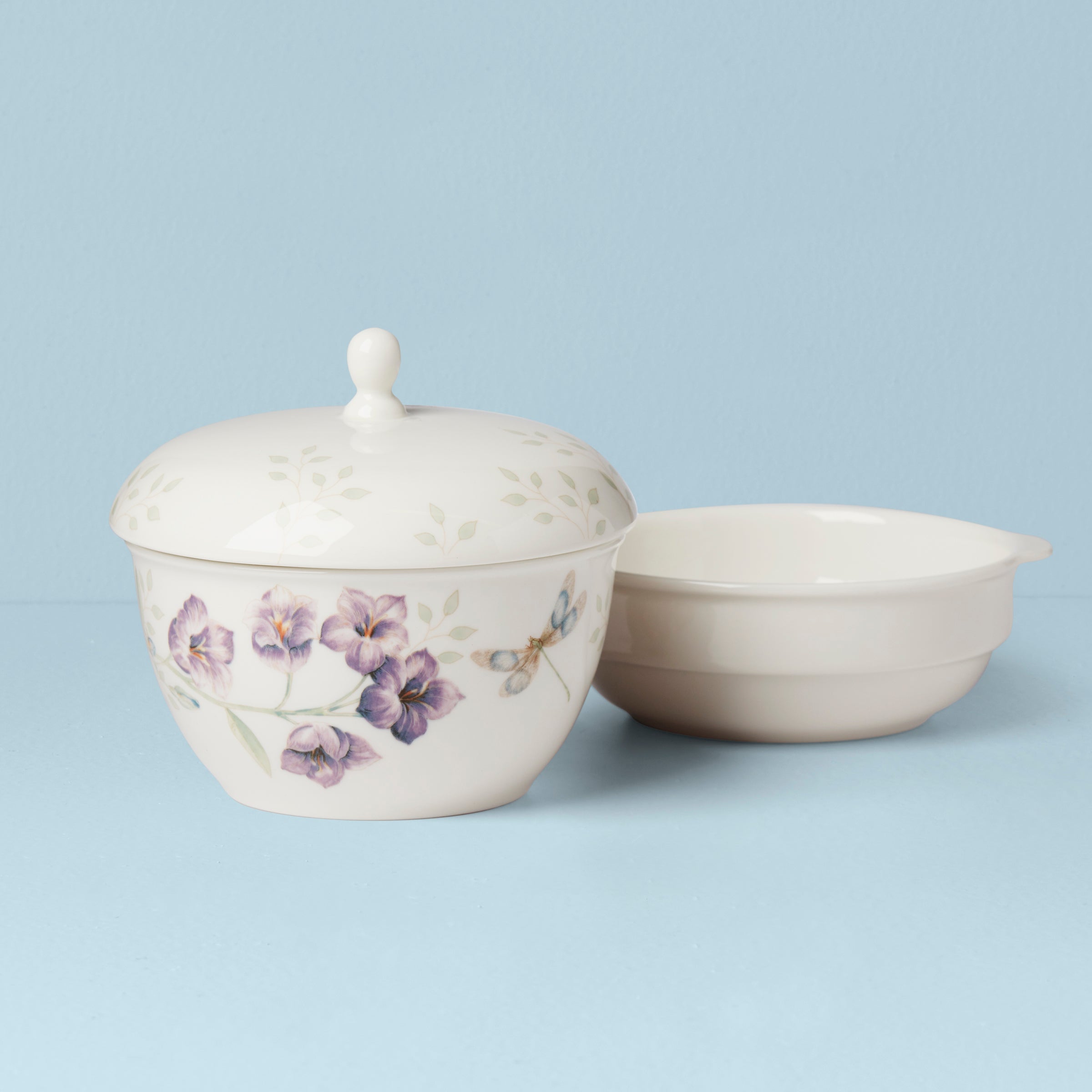 Lenox Premium Butterfly Meadow 3-Piece Stackable Bowl Set - Image 4