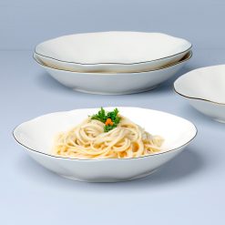 Alternative view of Lenox Premium Blue Bay White Pasta Bowls, Set of 4