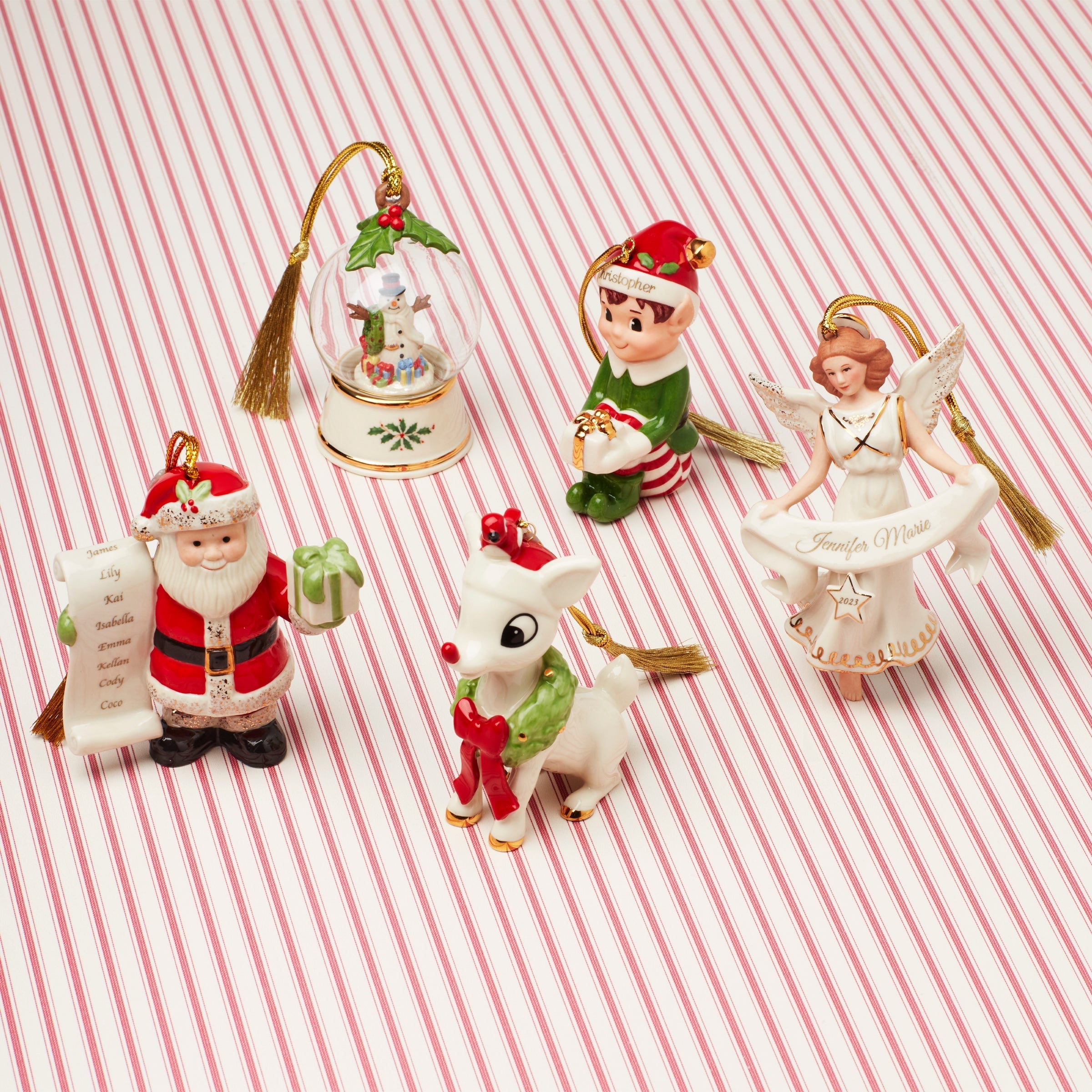 Lenox Premium Personalized Naughty & Nice Ornament - Image 6