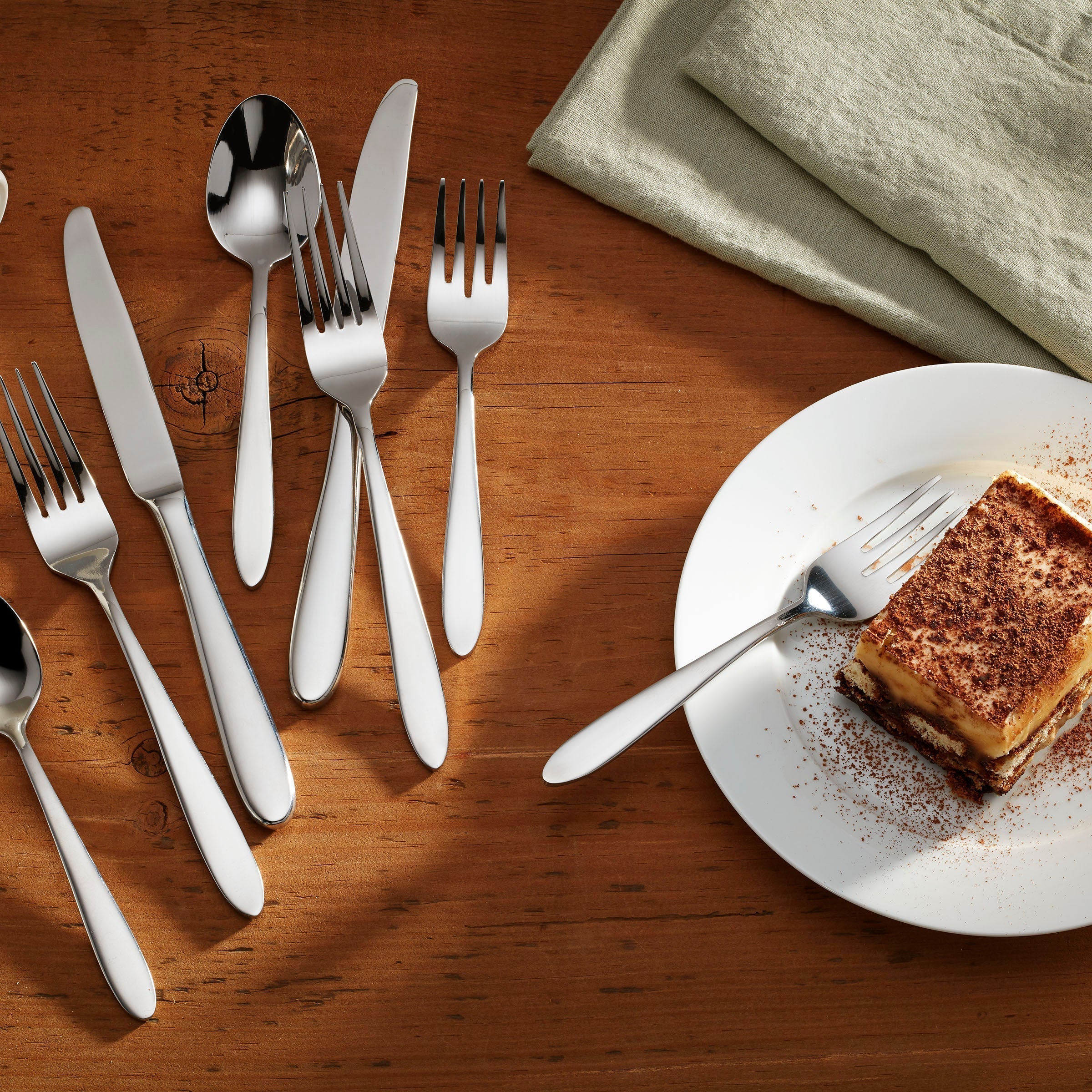 Lenox Premium Mooncrest 45-Piece Flatware Set - Image 2