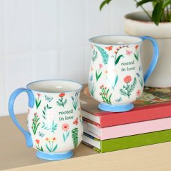 Alternative view of Lenox Premium First Blooms Blue Mugs, Set of 2