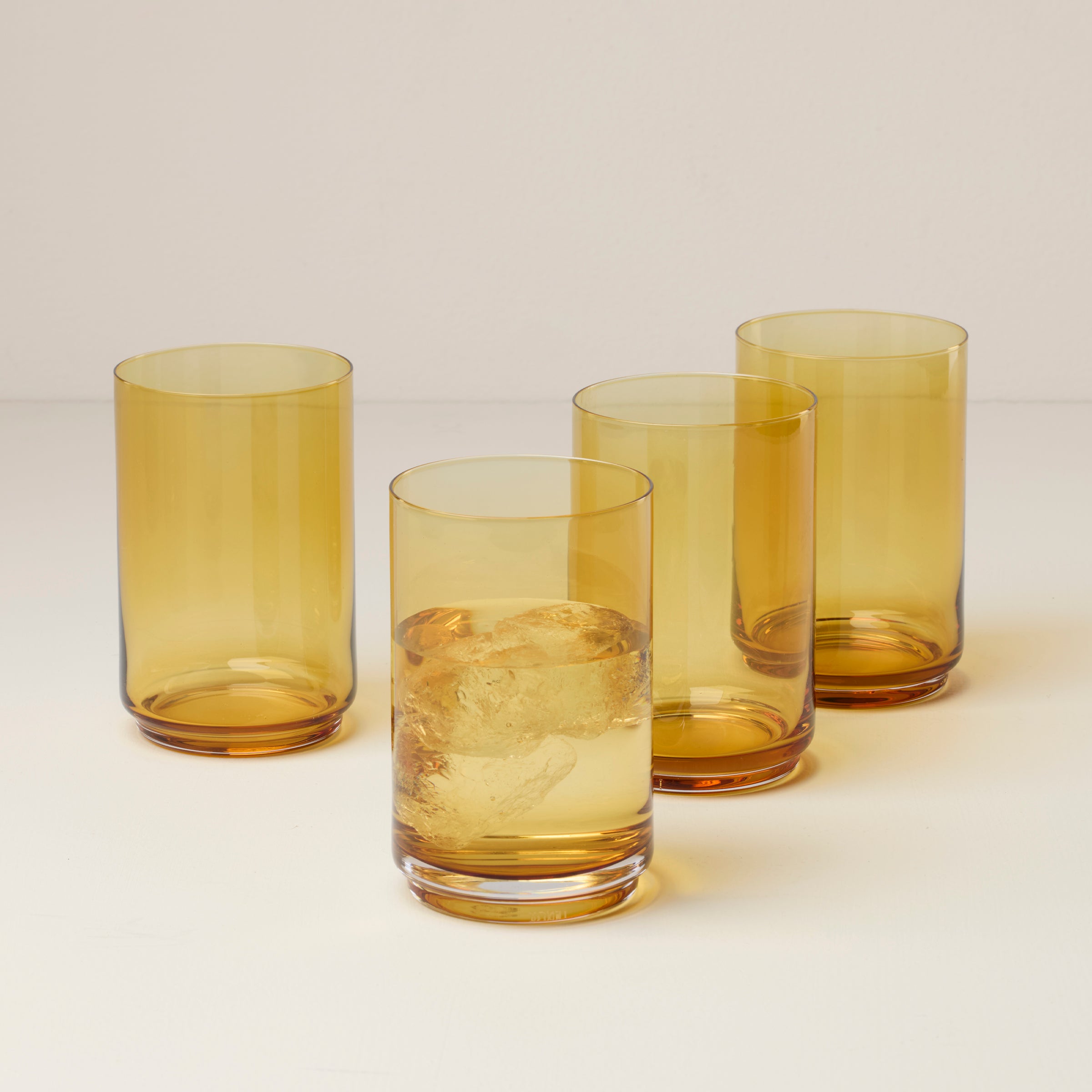 Lenox Premium Tuscany Classics Stackable Amber Coolers, Set of 4 - Image 2