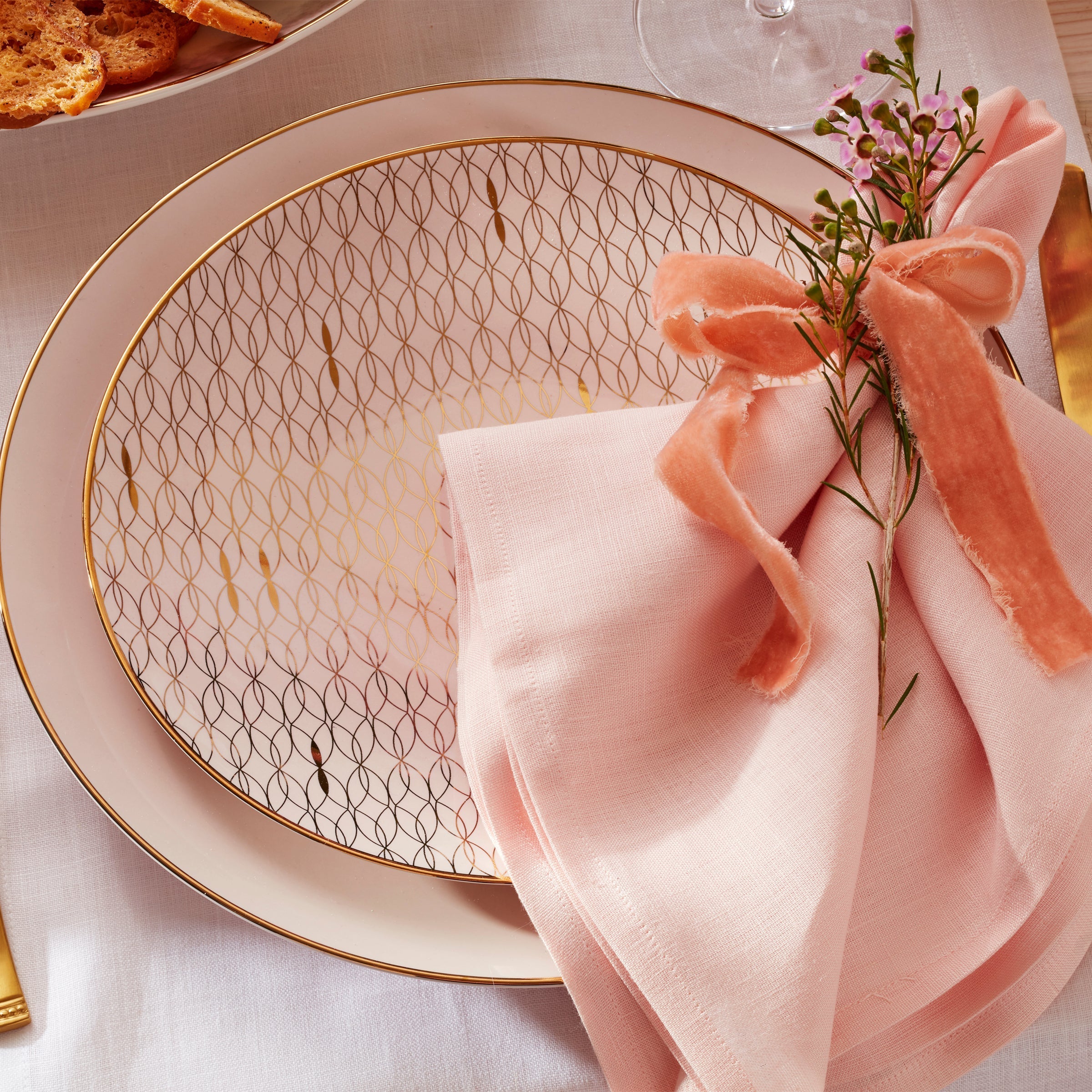 Lenox Premium Trianna Blush 4-Piece Place Setting - Image 2