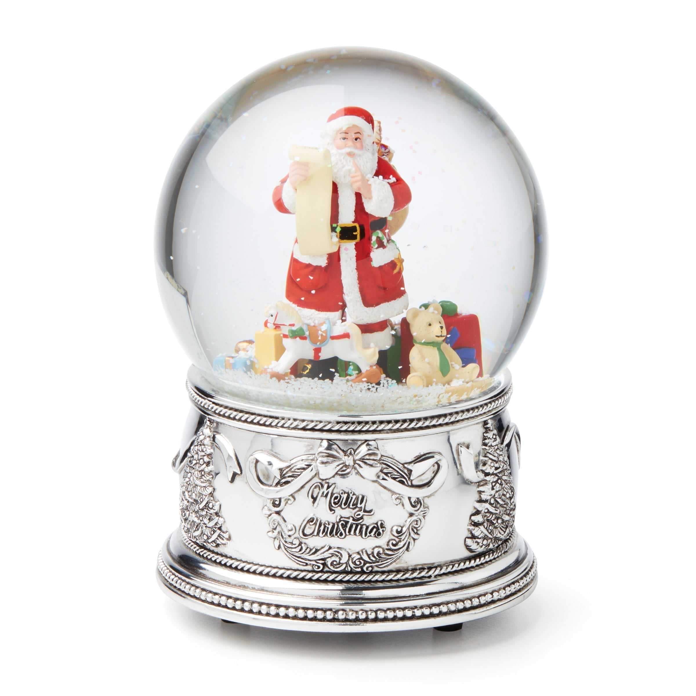 Lenox Premium Winter Traditions Santa Snow Globe - Image 4