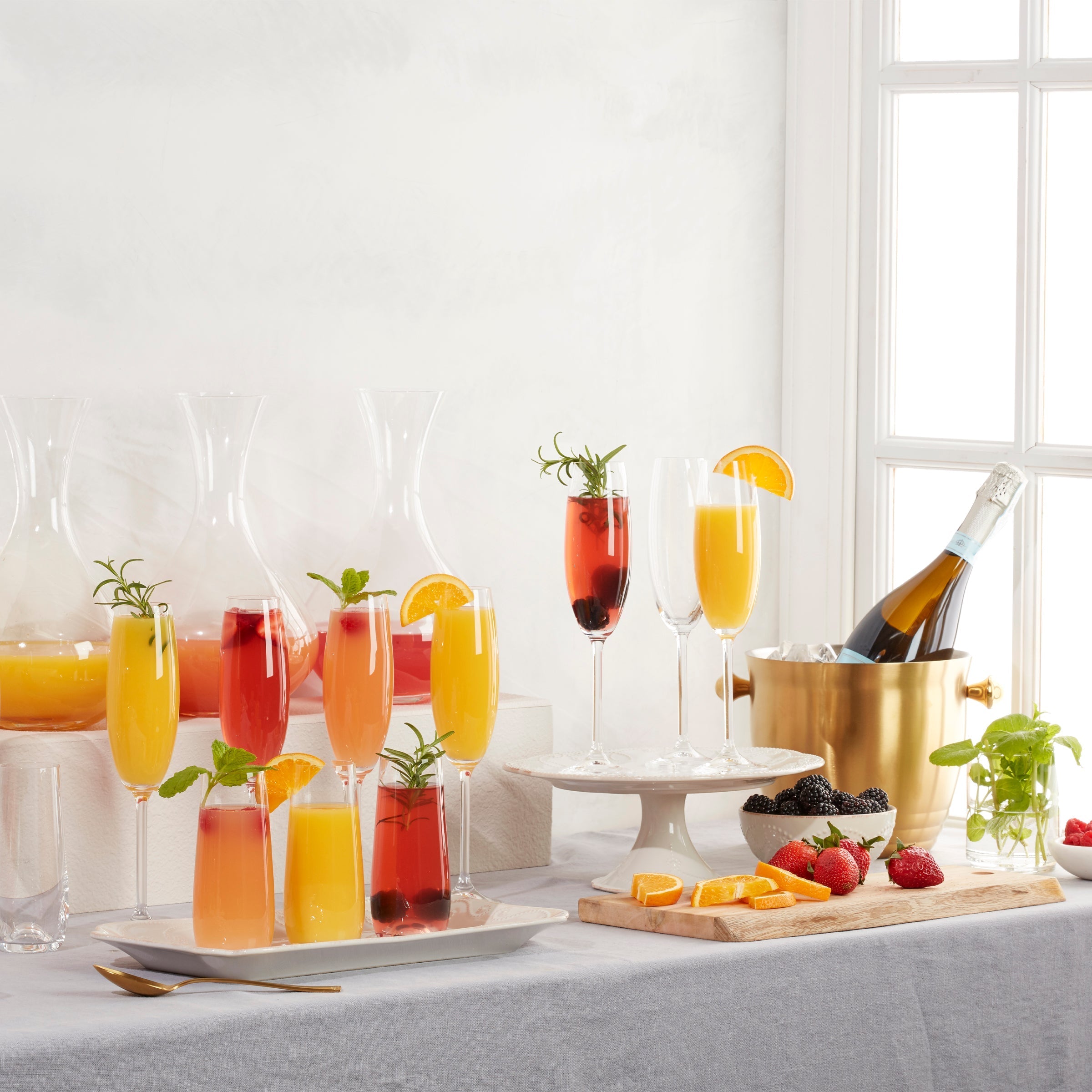 Lenox Premium Tuscany Classics Stemless Flute Glasses, Set of 6 - Image 5