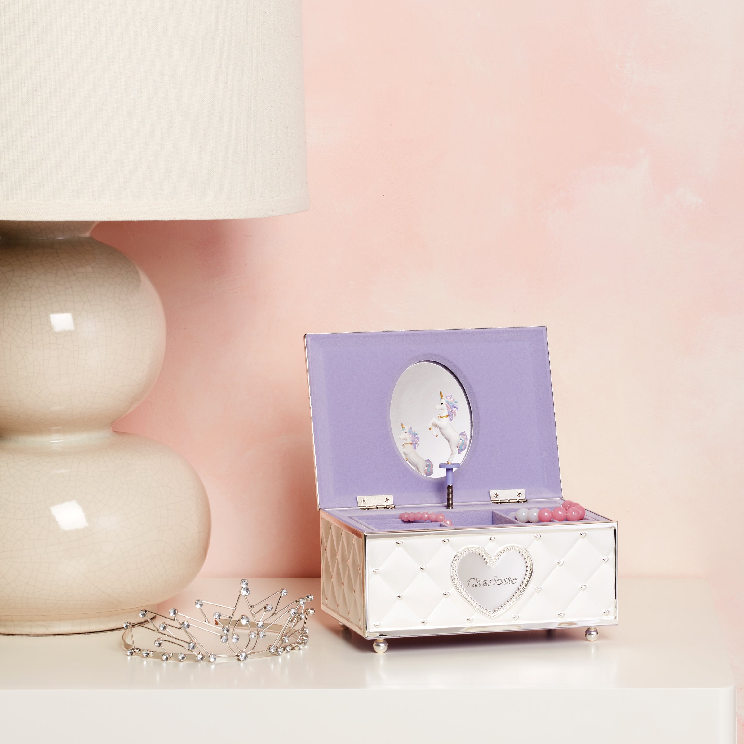 Lenox Premium Personalized Child Memories Unicorn Jewelry Box - Image 3