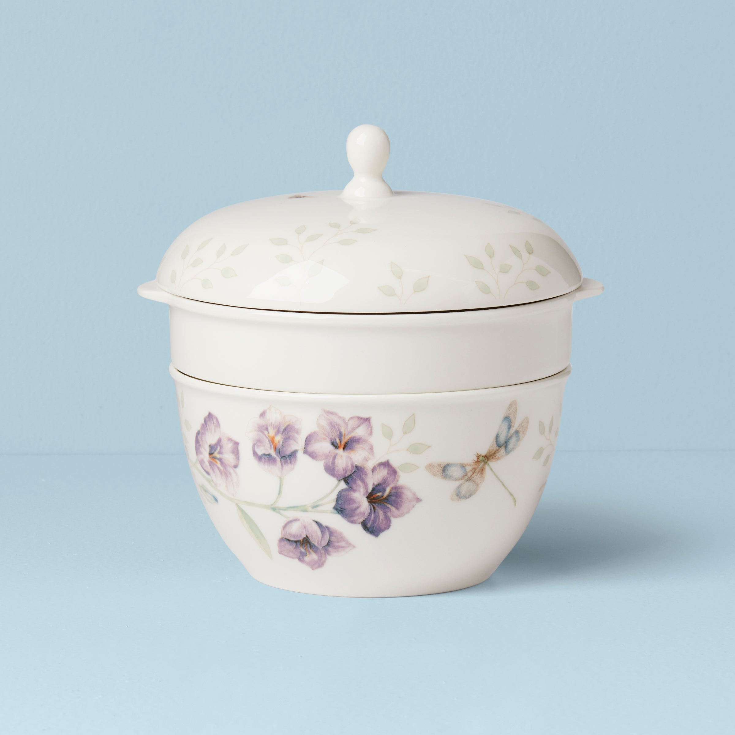 Lenox Premium Butterfly Meadow 3-Piece Stackable Bowl Set - Image 2