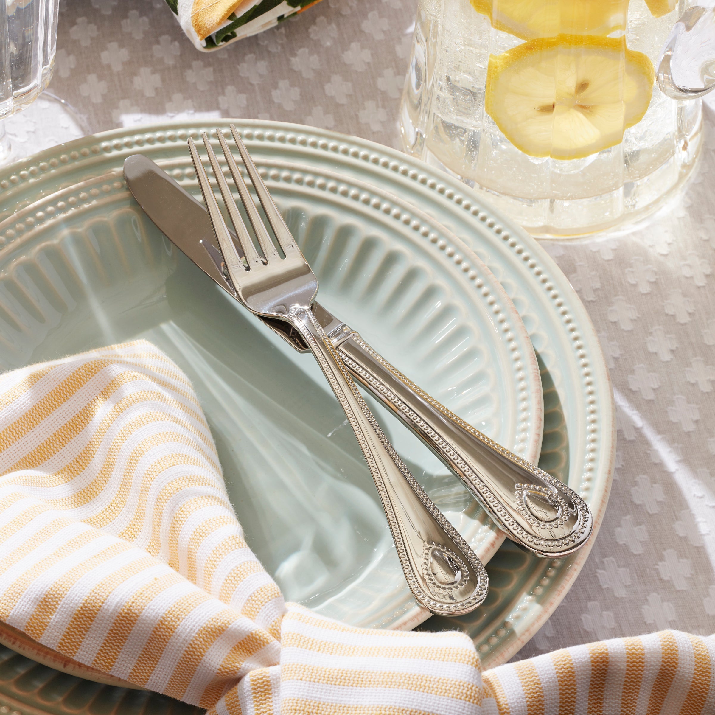 Lenox Premium French Perle 65-Piece Flatware Set - Image 4