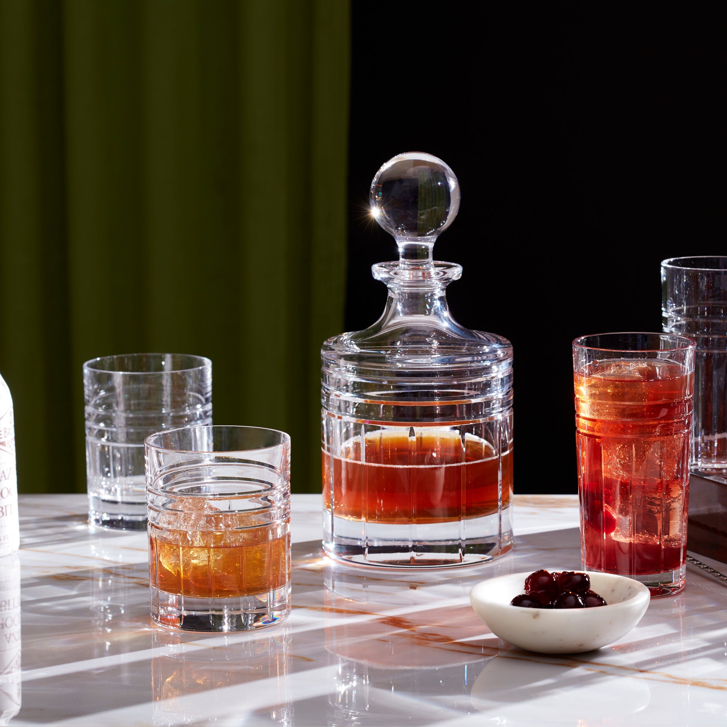 Lenox Premium Tempo Crystal 5-Piece Whiskey Set - Image 2