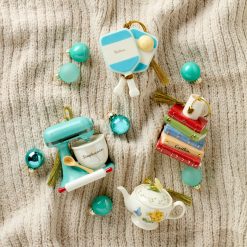Alternative view of Lenox Premium Personalized Pickleball Ornament