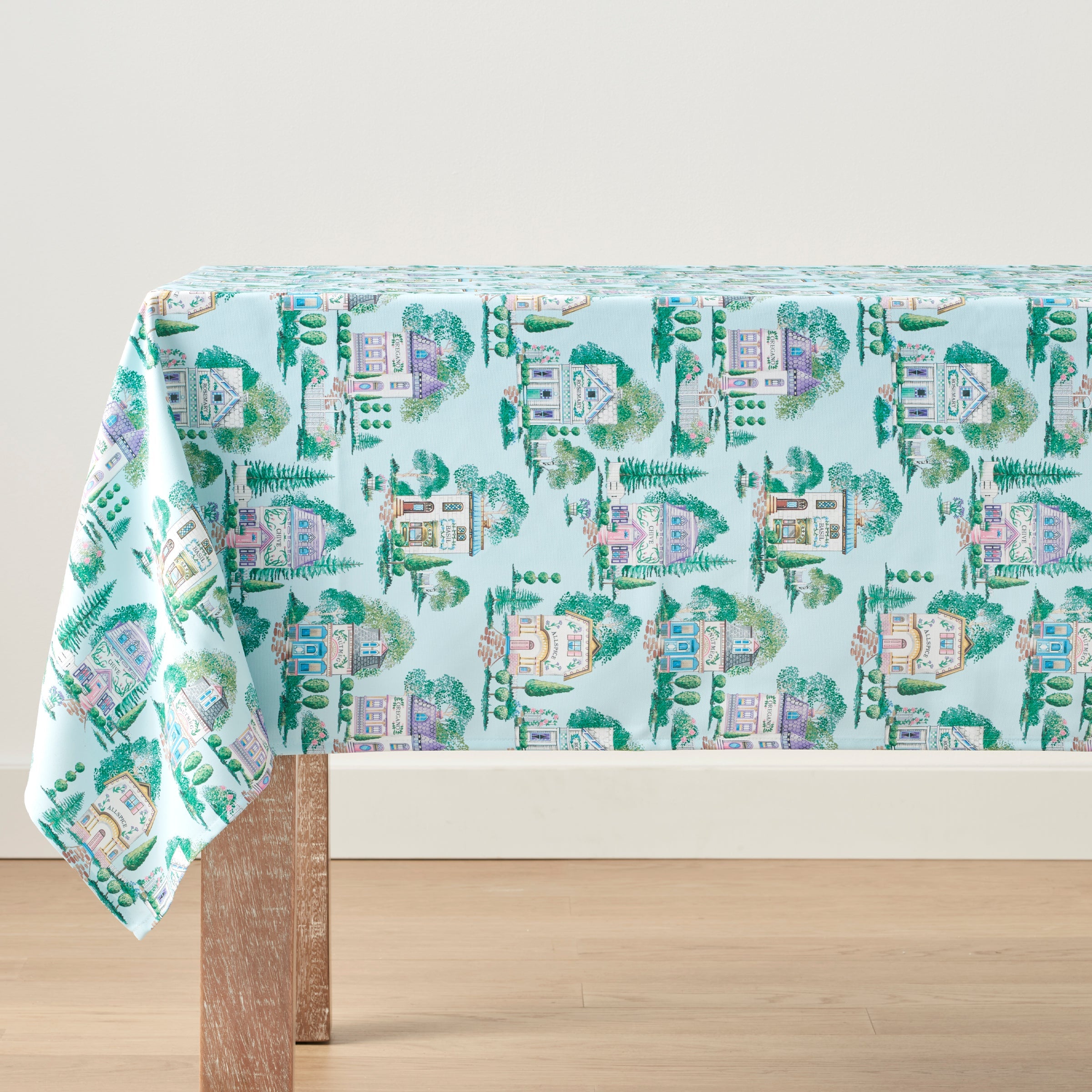 Lenox Premium Lenox Spice Village Allover 60x102 Tablecloth